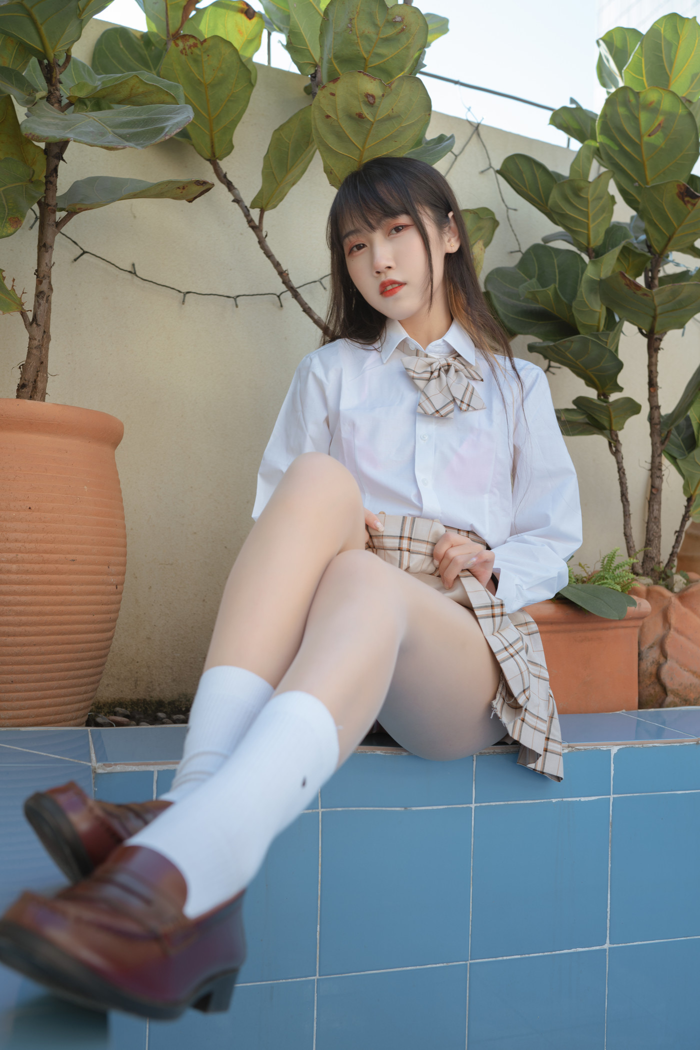 Cosplay 不呆猫 绳艺 JK制服