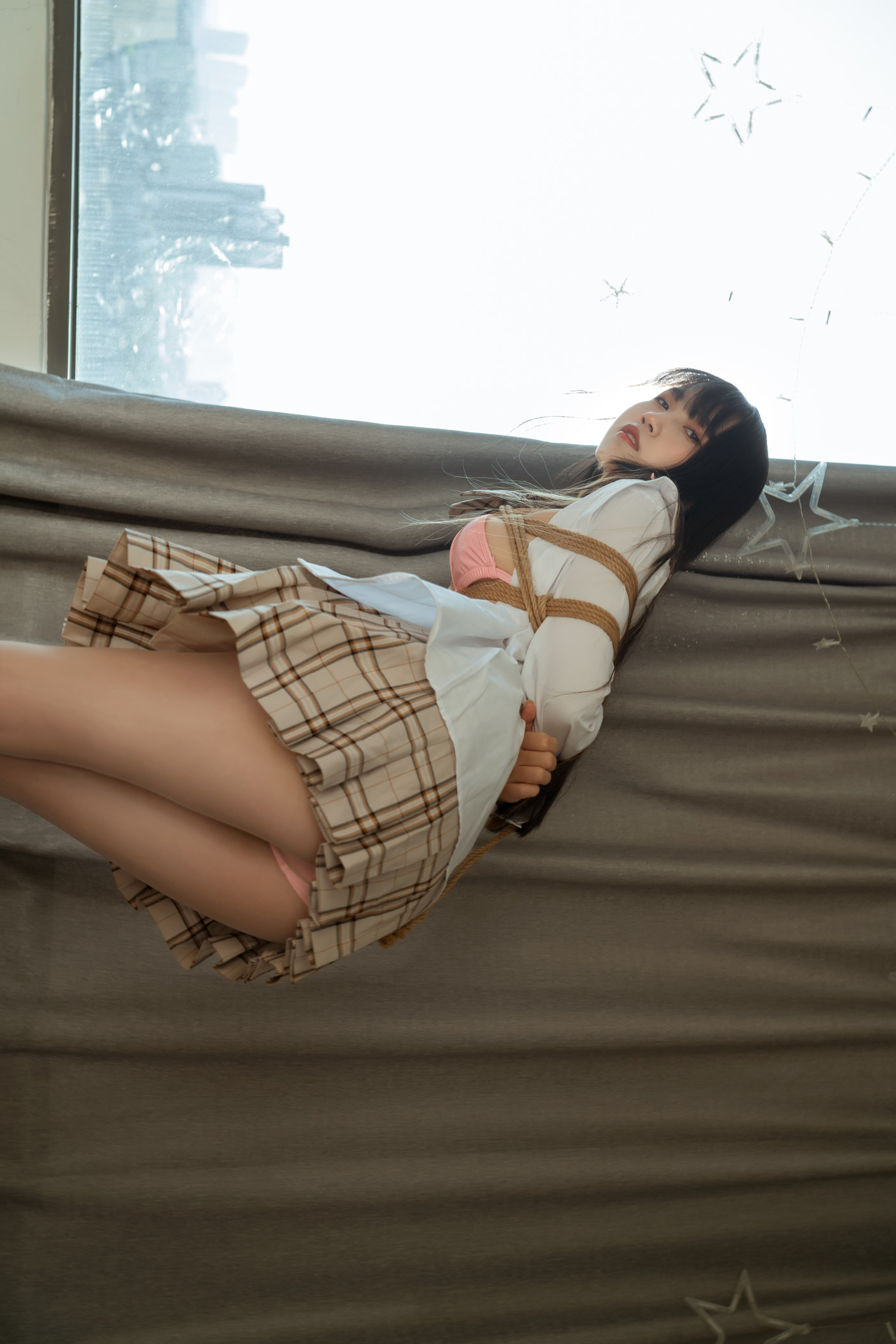 Cosplay 不呆猫 绳艺 JK制服