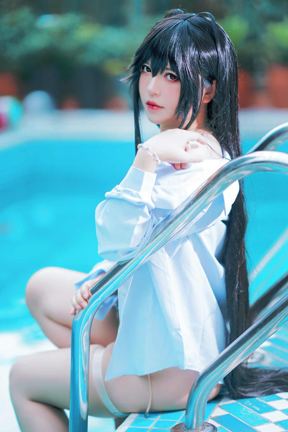 Cosplay 半半子Banbanko 大鳳水着 「白浜のデイドリーム」