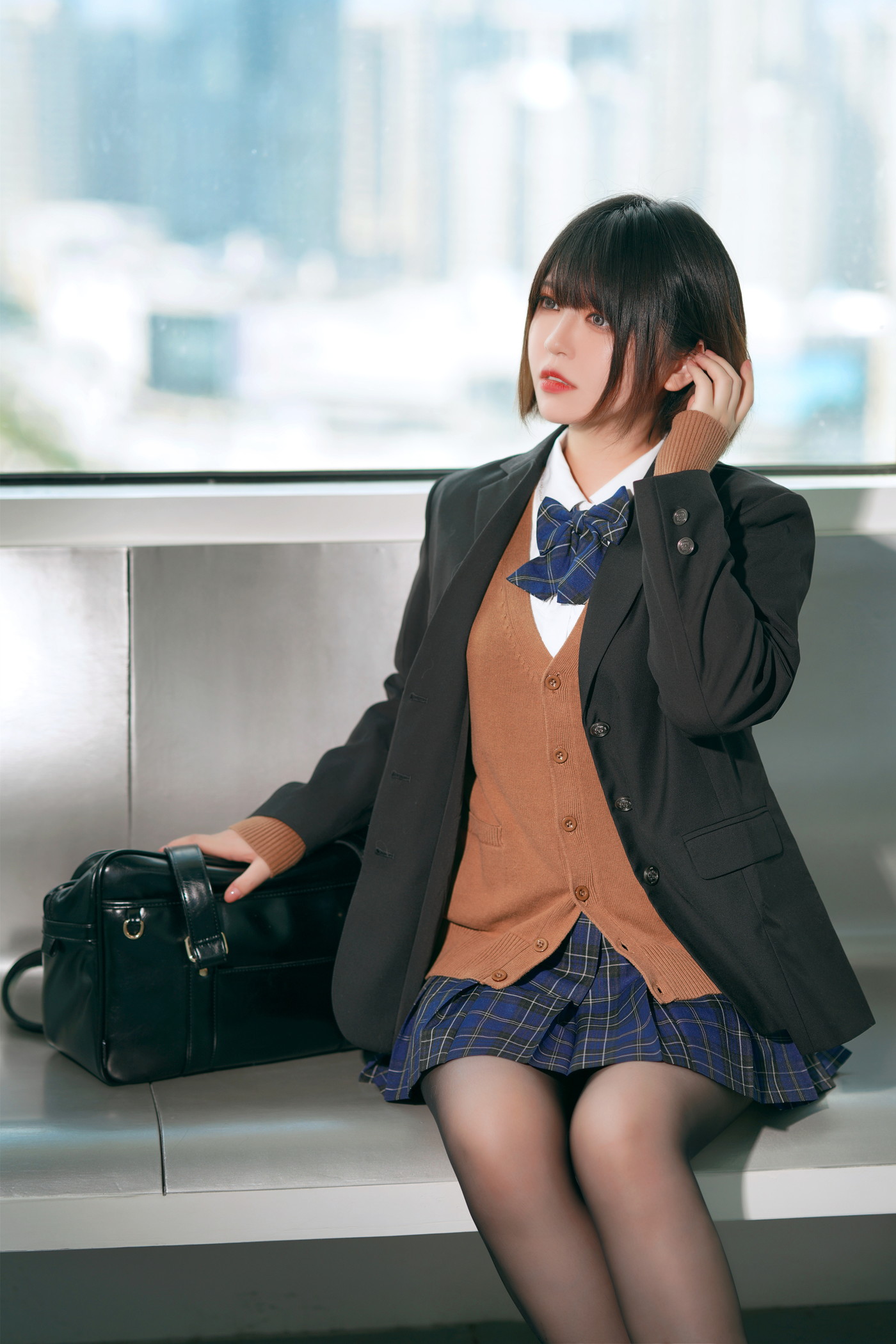 Cosplay 半半子Banbanko 彼女の制服