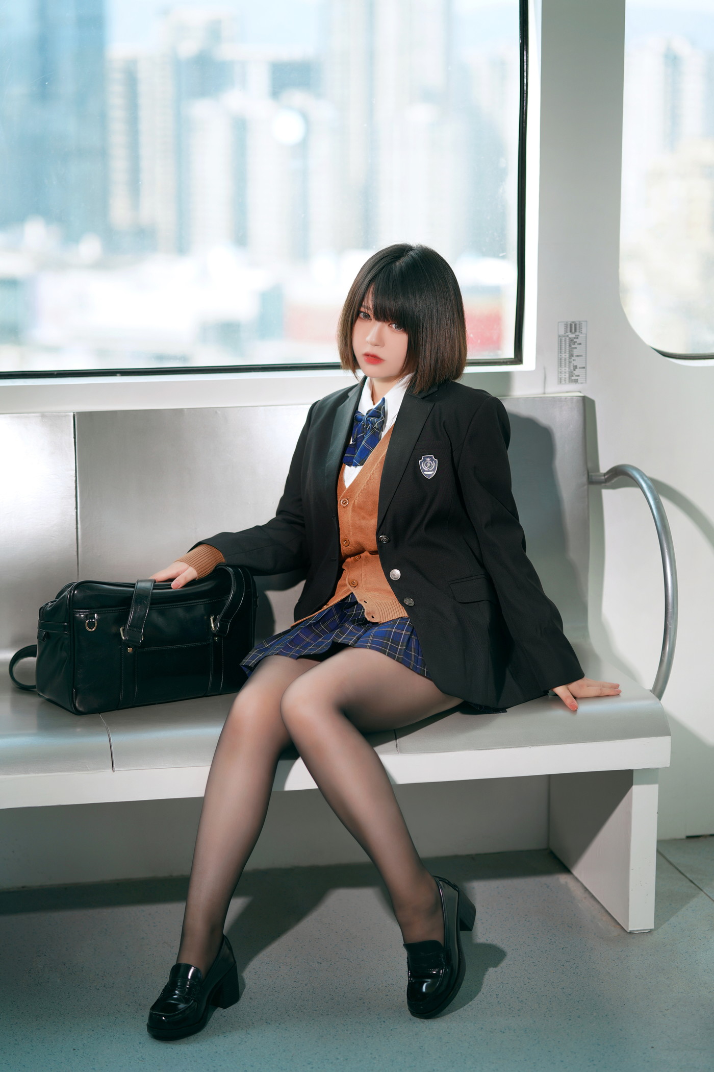 Cosplay 半半子Banbanko 彼女の制服