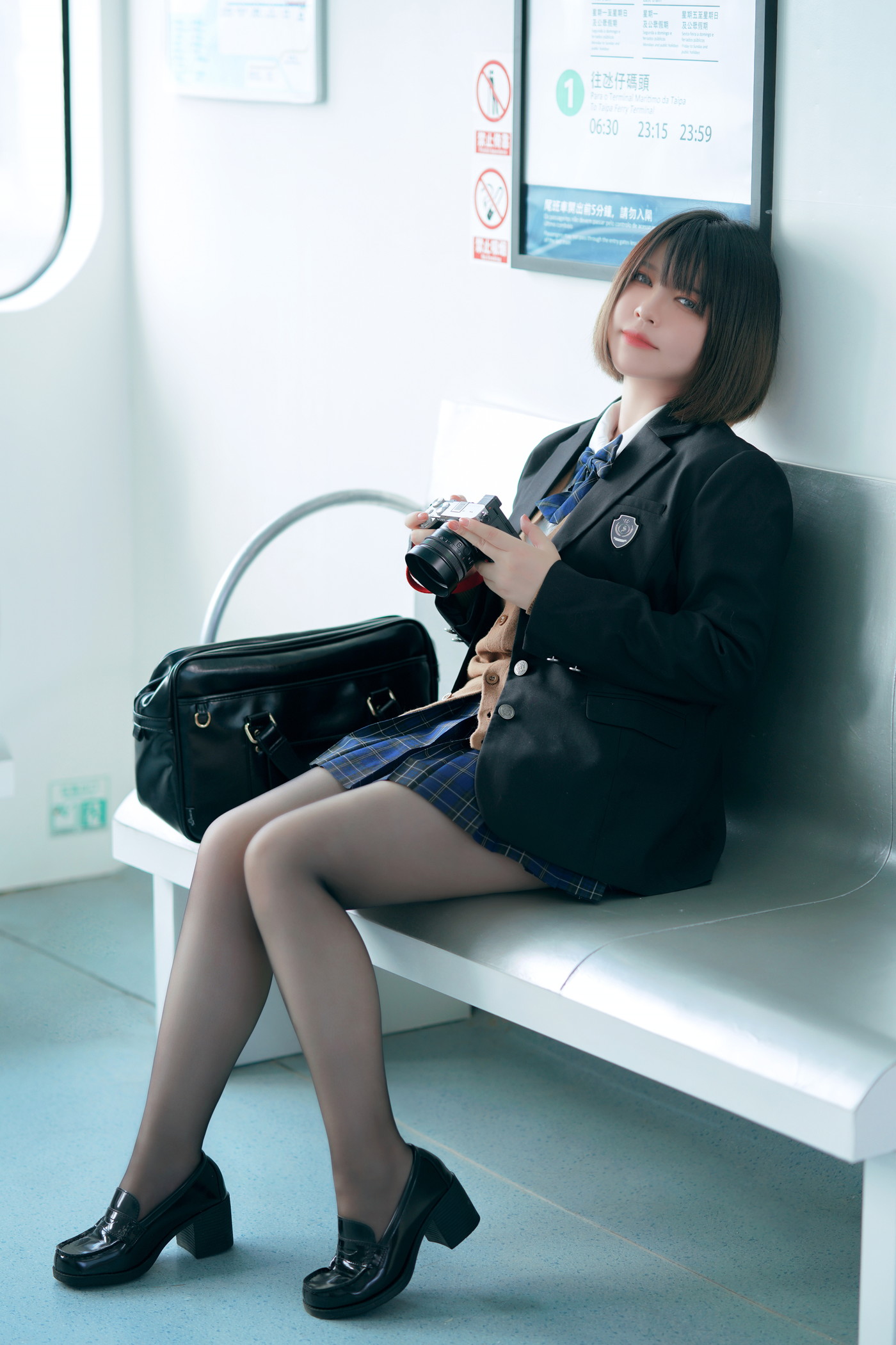 Cosplay 半半子Banbanko 彼女の制服