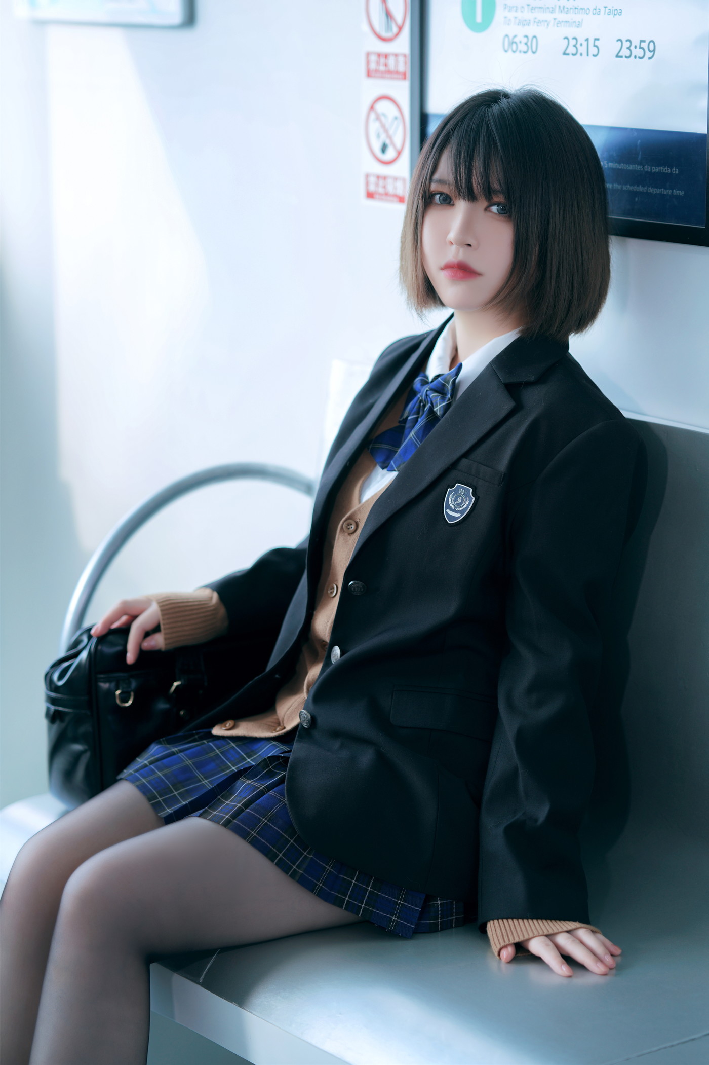 Cosplay 半半子Banbanko 彼女の制服