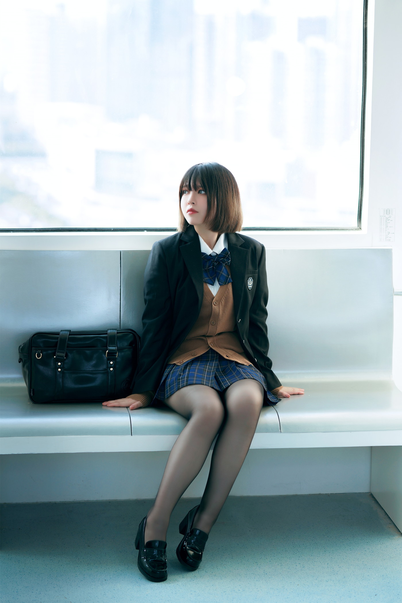 Cosplay 半半子Banbanko 彼女の制服