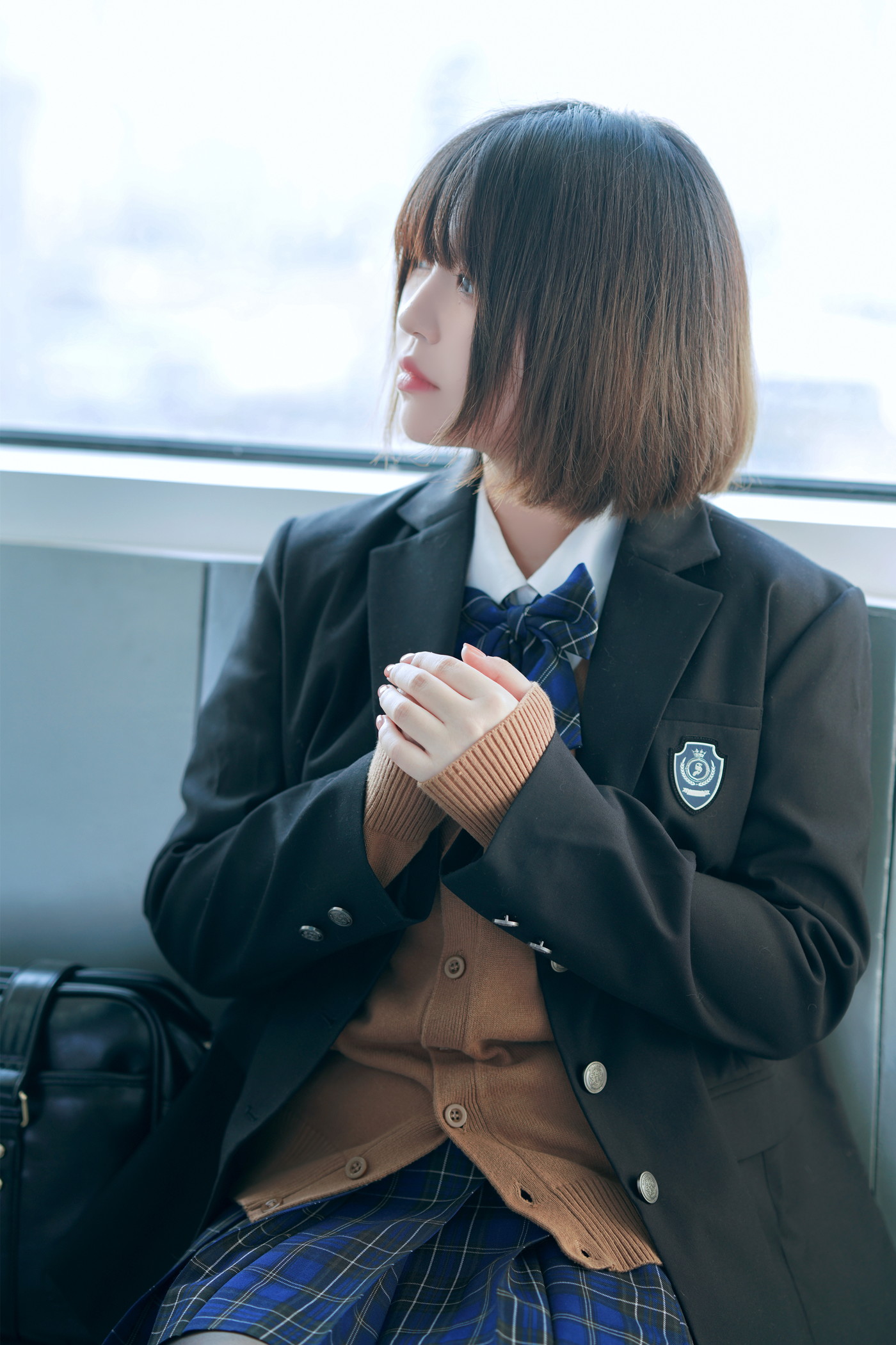 Cosplay 半半子Banbanko 彼女の制服