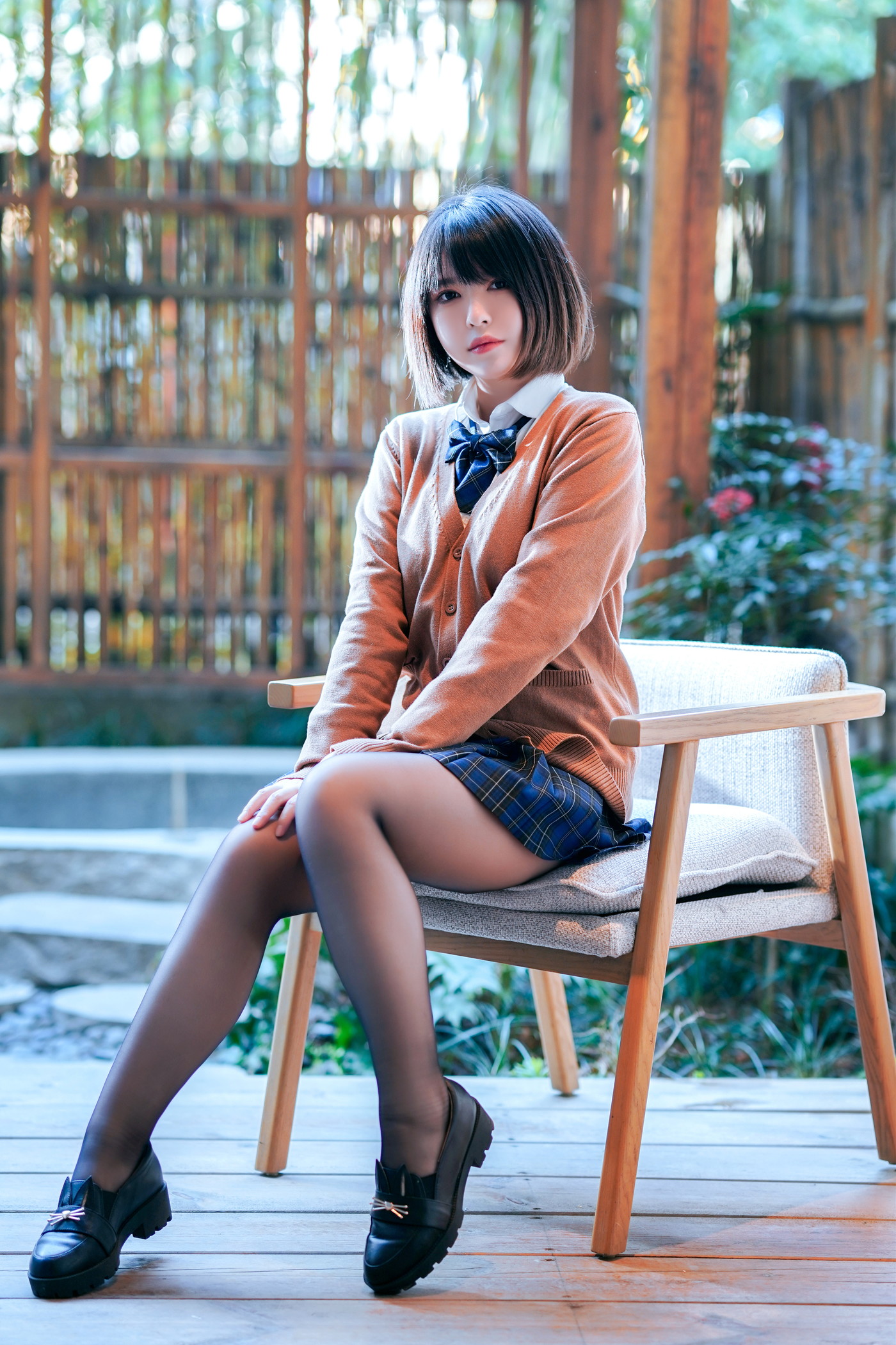 Cosplay 半半子Banbanko 彼女の制服