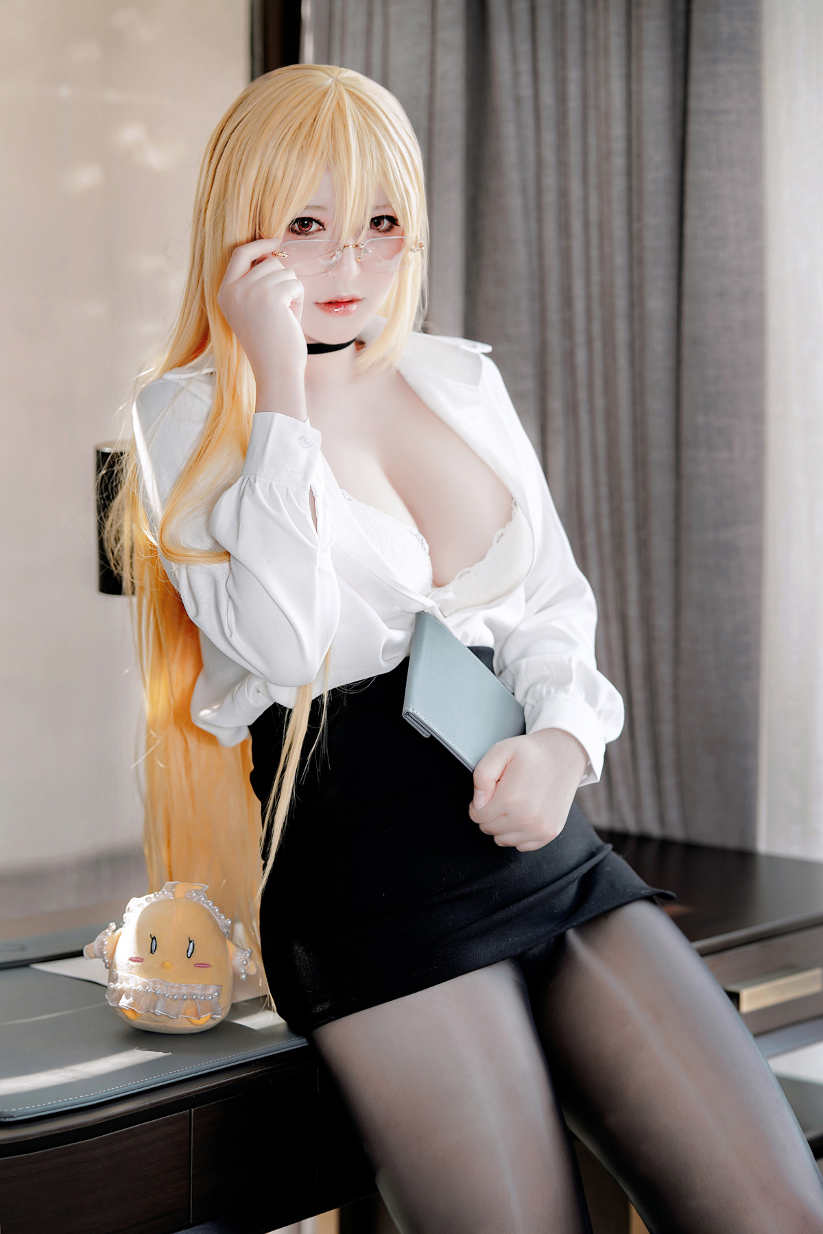 Cosplay 半半子Banbanko 碧蓝航线 怨仇OL