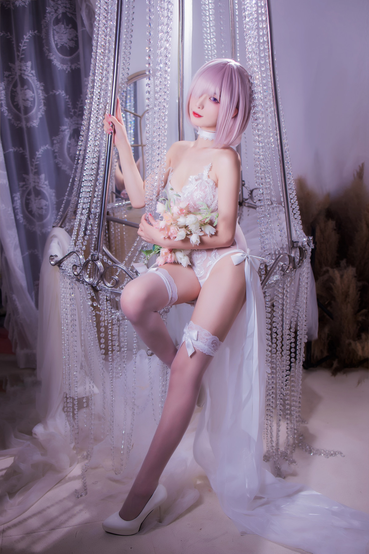 Cosplay 封疆疆v 婚纱玛修