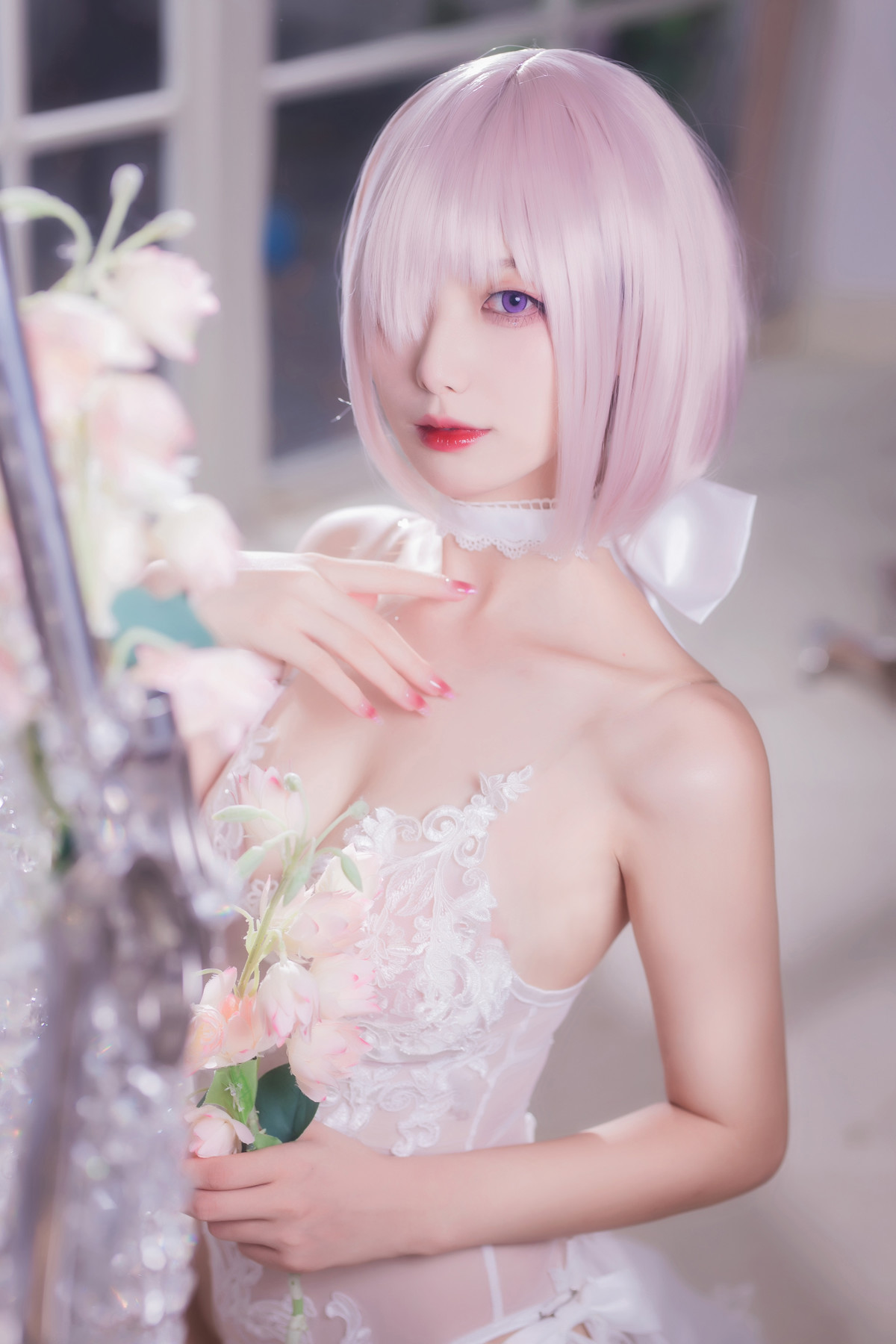 Cosplay 封疆疆v 婚纱玛修