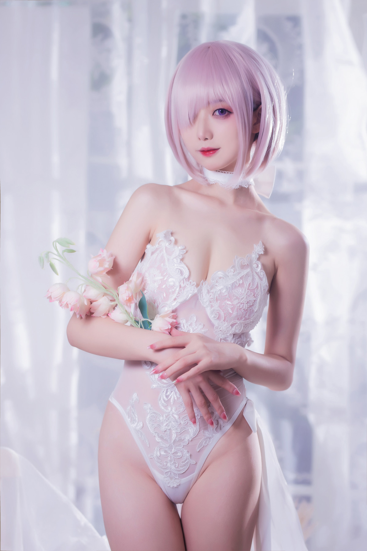 Cosplay 封疆疆v 婚纱玛修