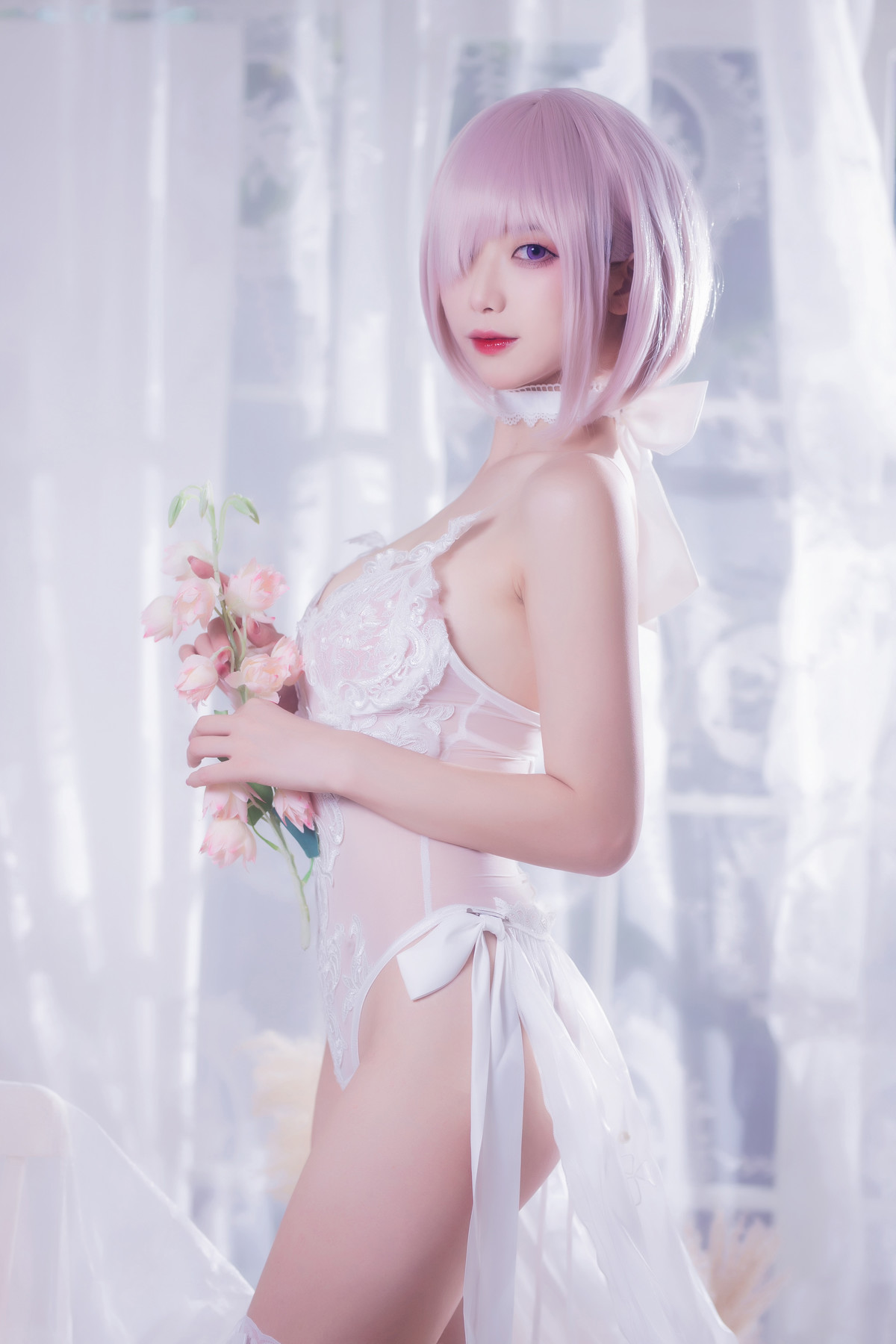 Cosplay 封疆疆v 婚纱玛修