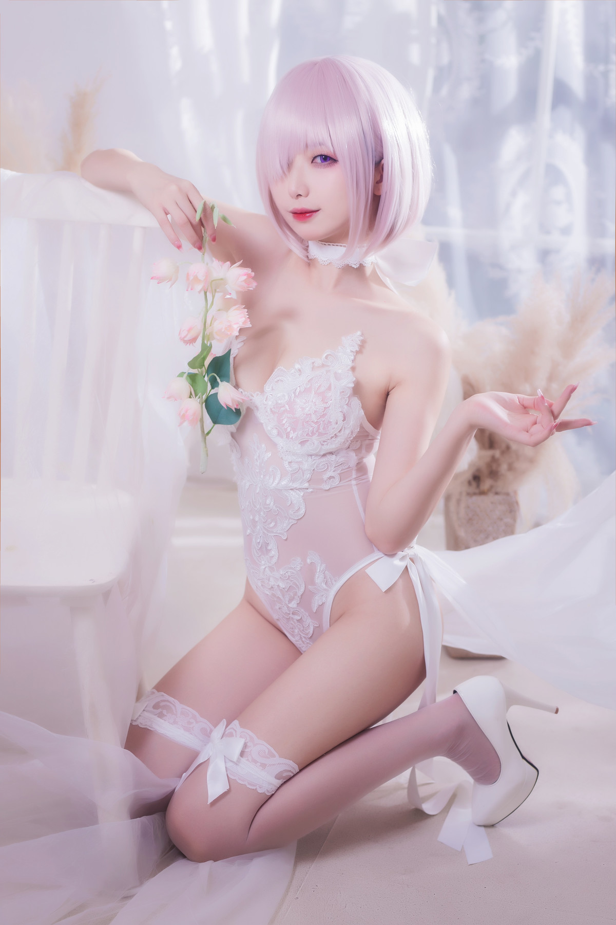 Cosplay 封疆疆v 婚纱玛修