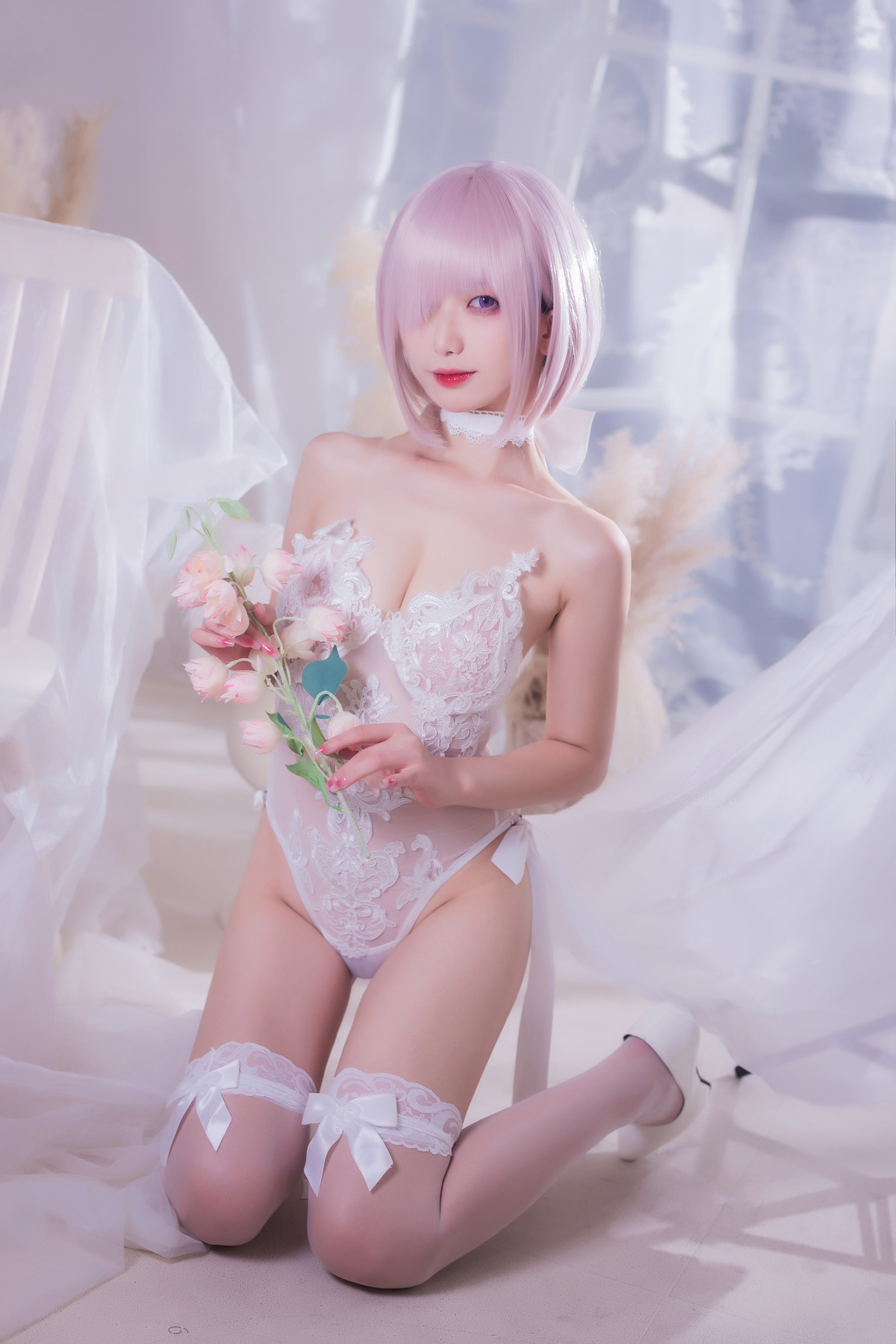 Cosplay 封疆疆v 婚纱玛修