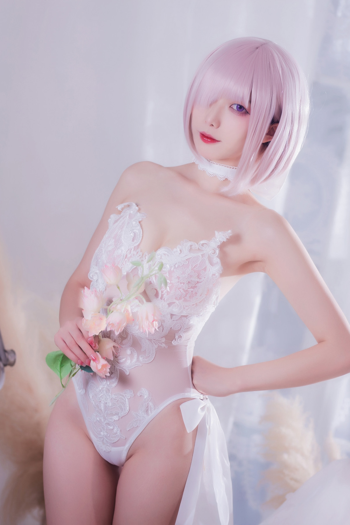 Cosplay 封疆疆v 婚纱玛修