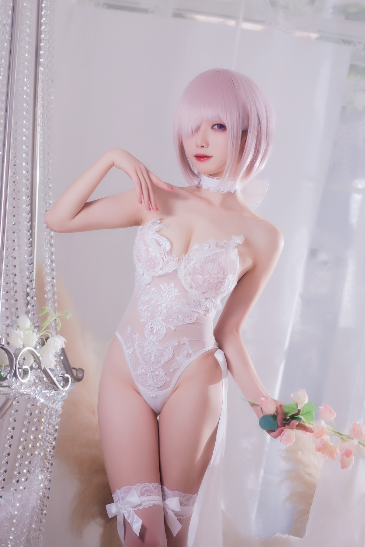 Cosplay 封疆疆v 婚纱玛修