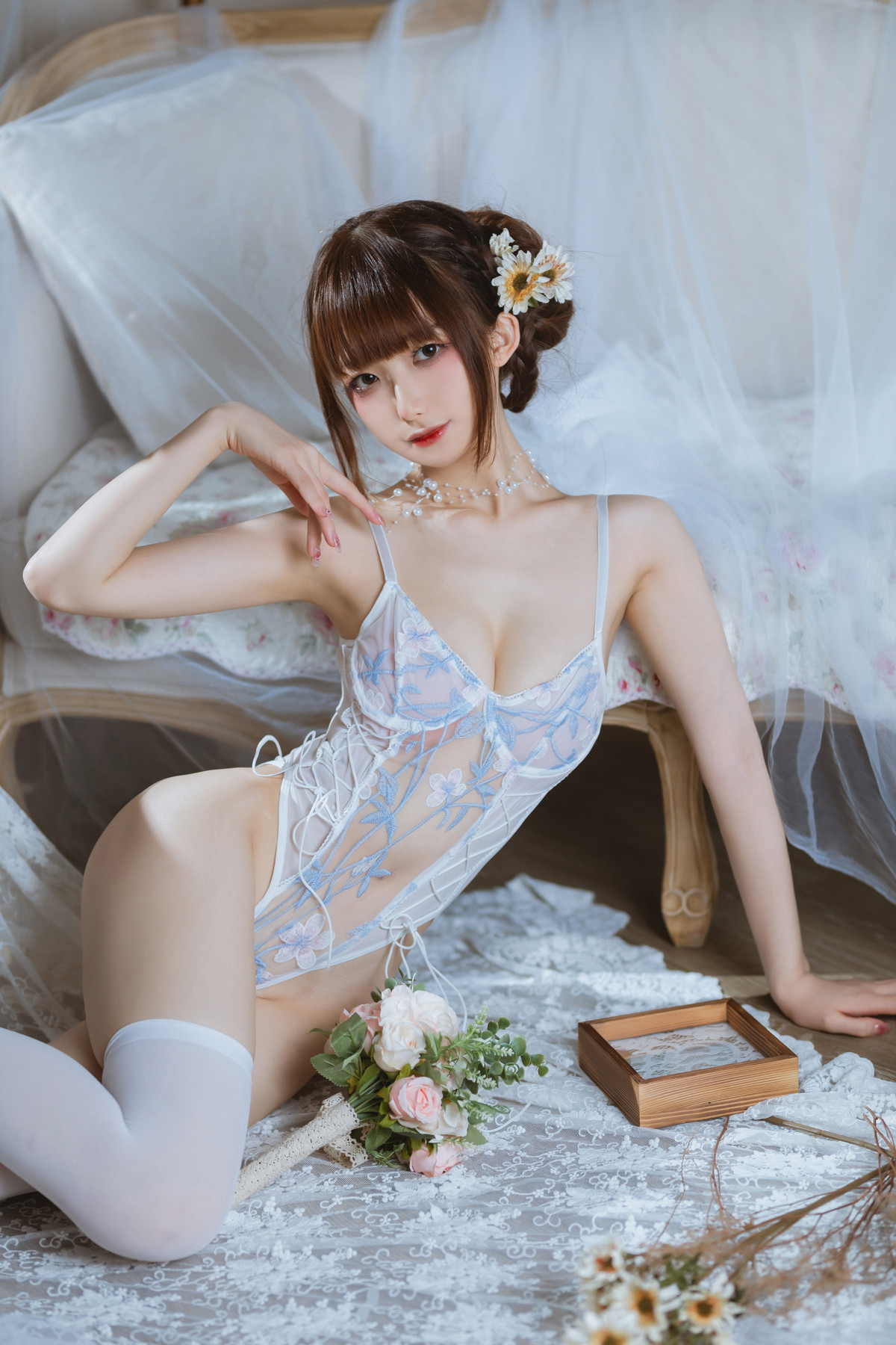 Cosplay 封疆疆v 纯欲连体衣