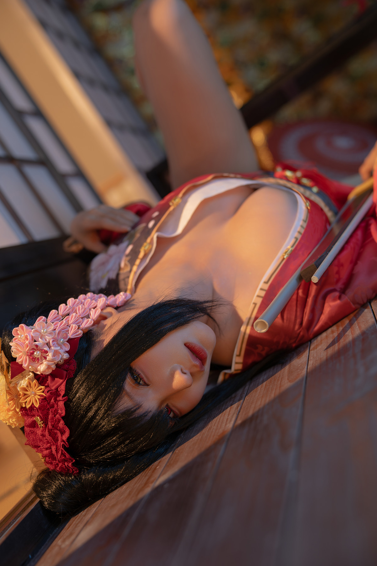 Cosplay 蠢沫沫Chunmomo 狂三和服 Kurumi Set.01