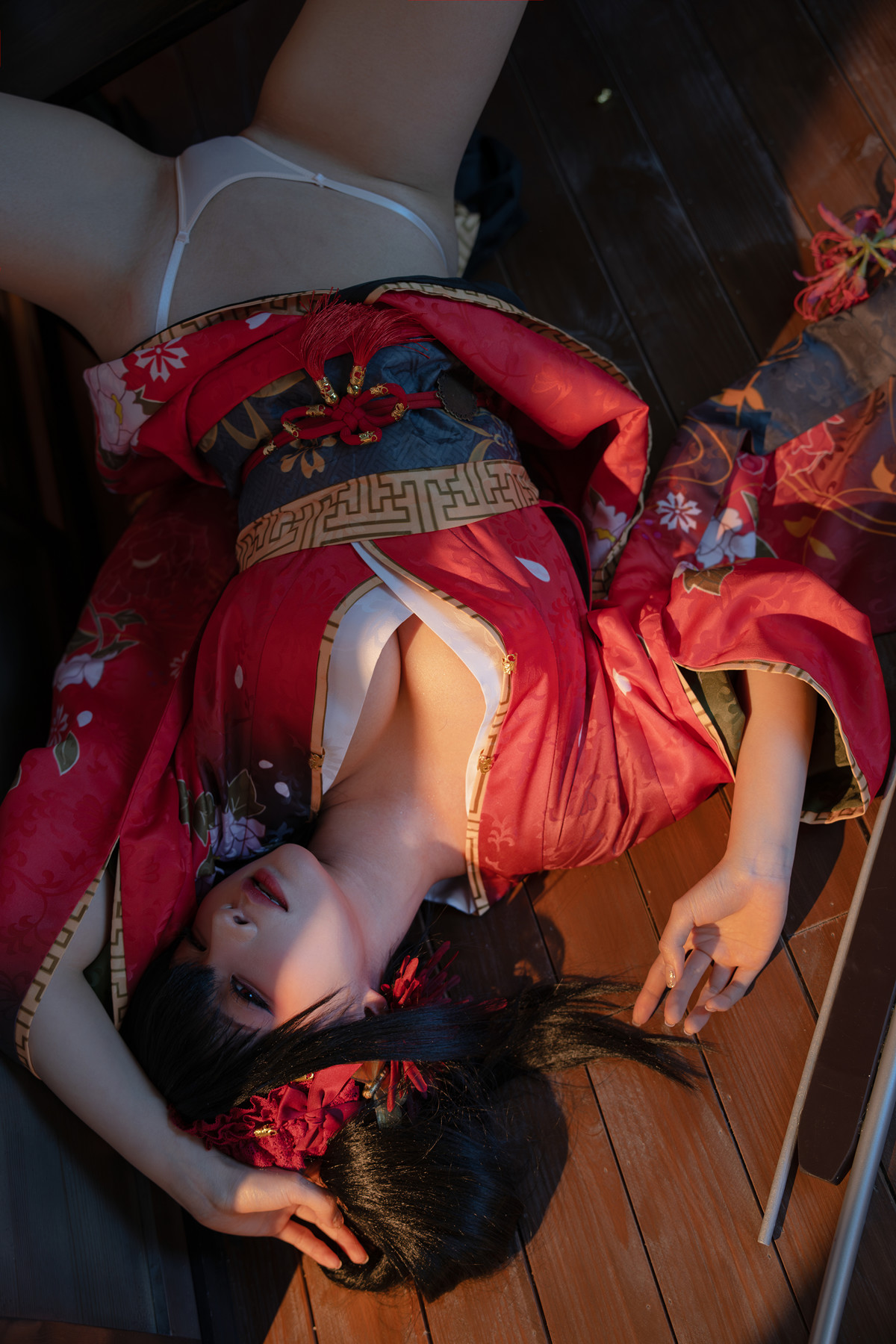 Cosplay 蠢沫沫Chunmomo 狂三和服 Kurumi Set.01