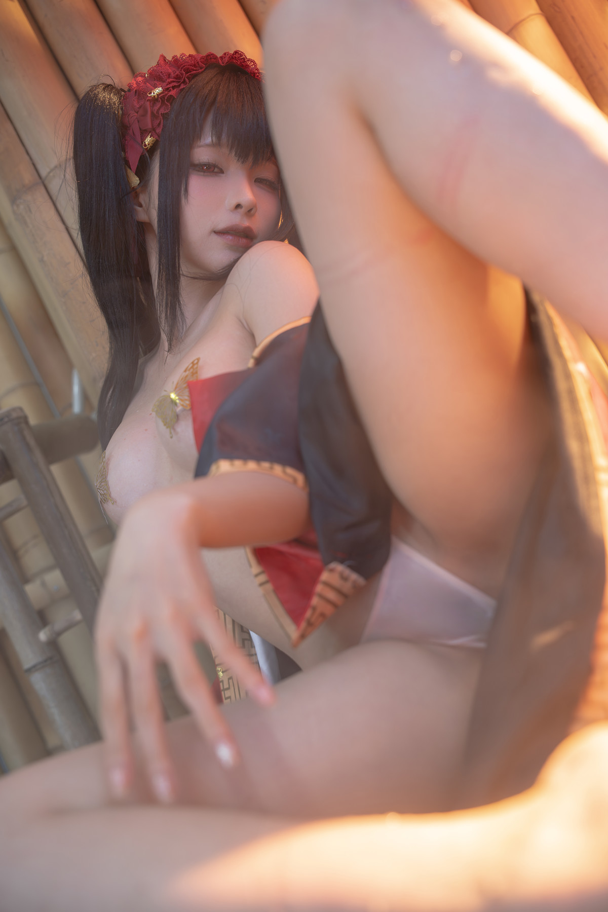 Cosplay 蠢沫沫Chunmomo 狂三和服 Kurumi Set.03