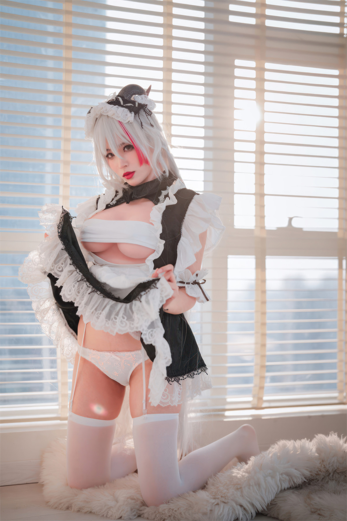 Cosplay 轩萧学姐 碧蓝航线 埃吉尔女仆