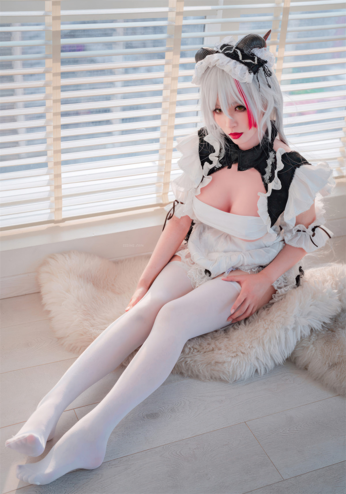 Cosplay 轩萧学姐 碧蓝航线 埃吉尔女仆