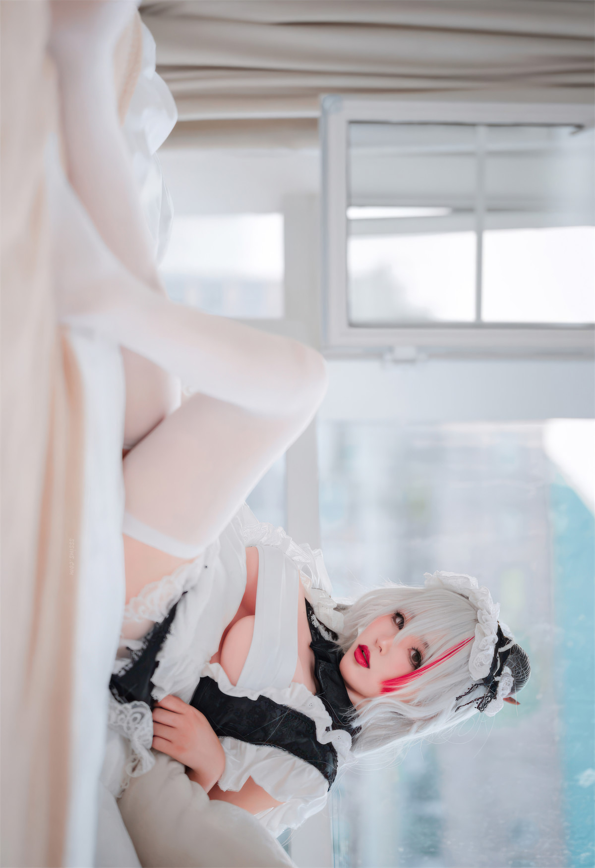 Cosplay 轩萧学姐 碧蓝航线 埃吉尔女仆