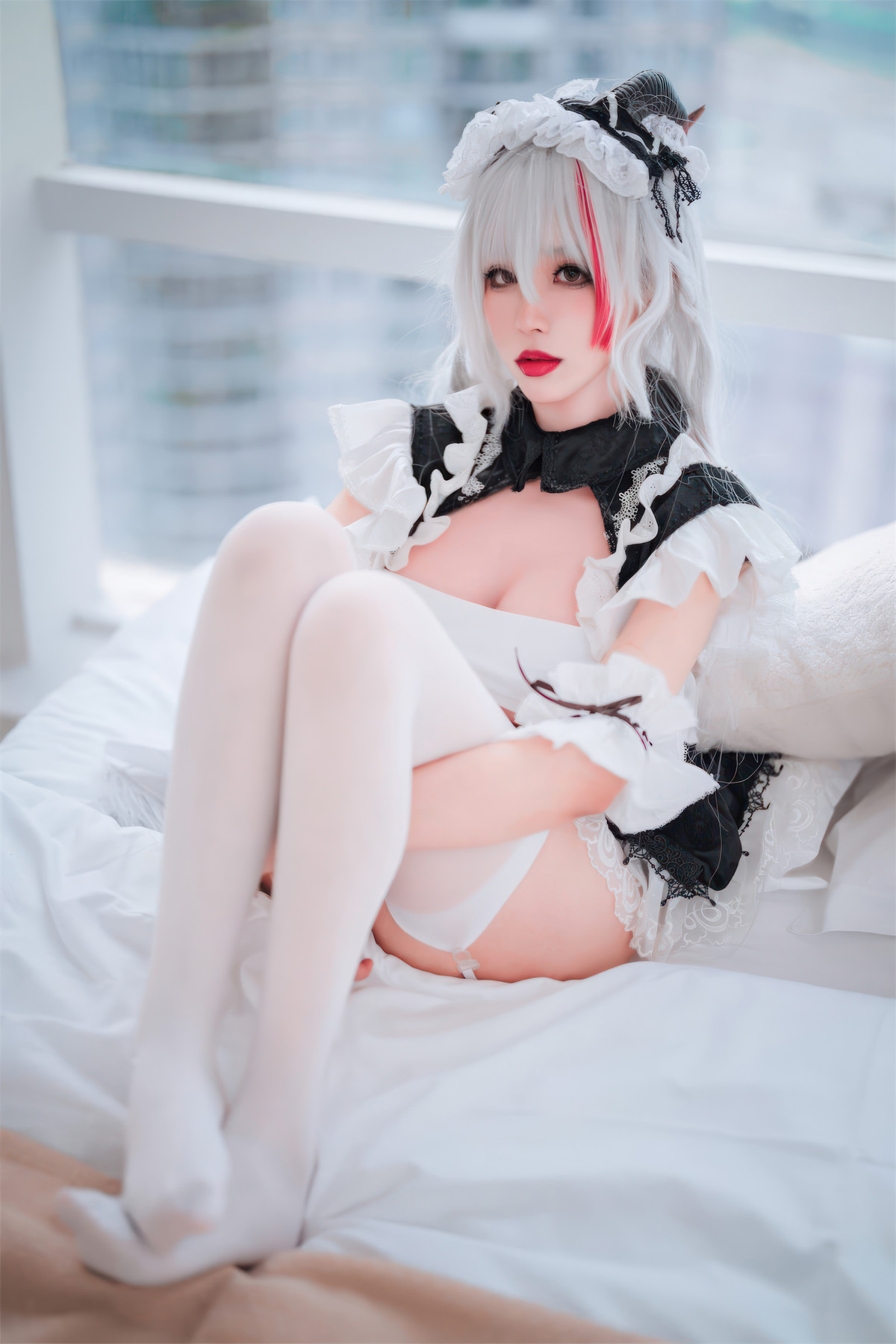 Cosplay 轩萧学姐 碧蓝航线 埃吉尔女仆