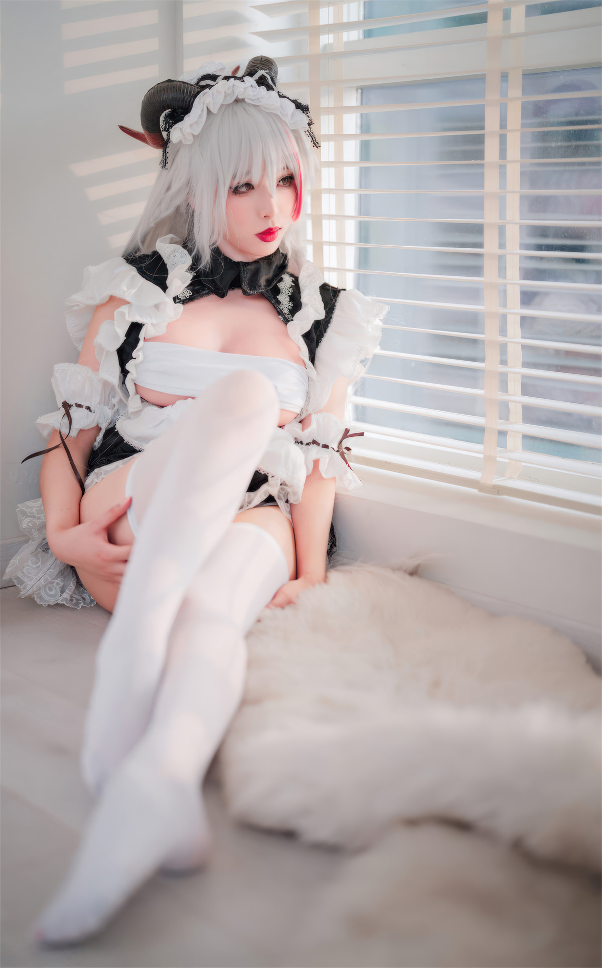 Cosplay 轩萧学姐 碧蓝航线 埃吉尔女仆