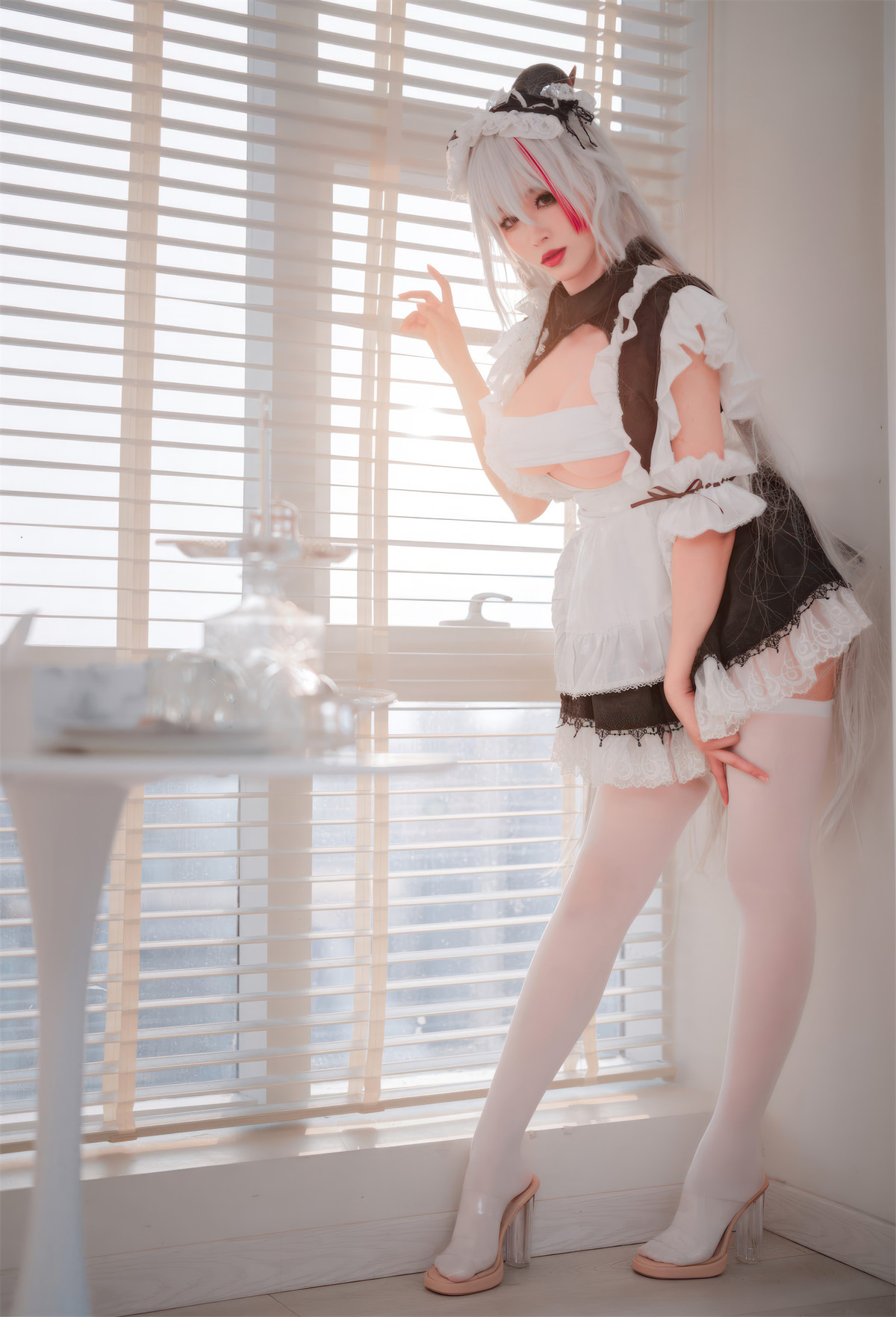 Cosplay 轩萧学姐 碧蓝航线 埃吉尔女仆