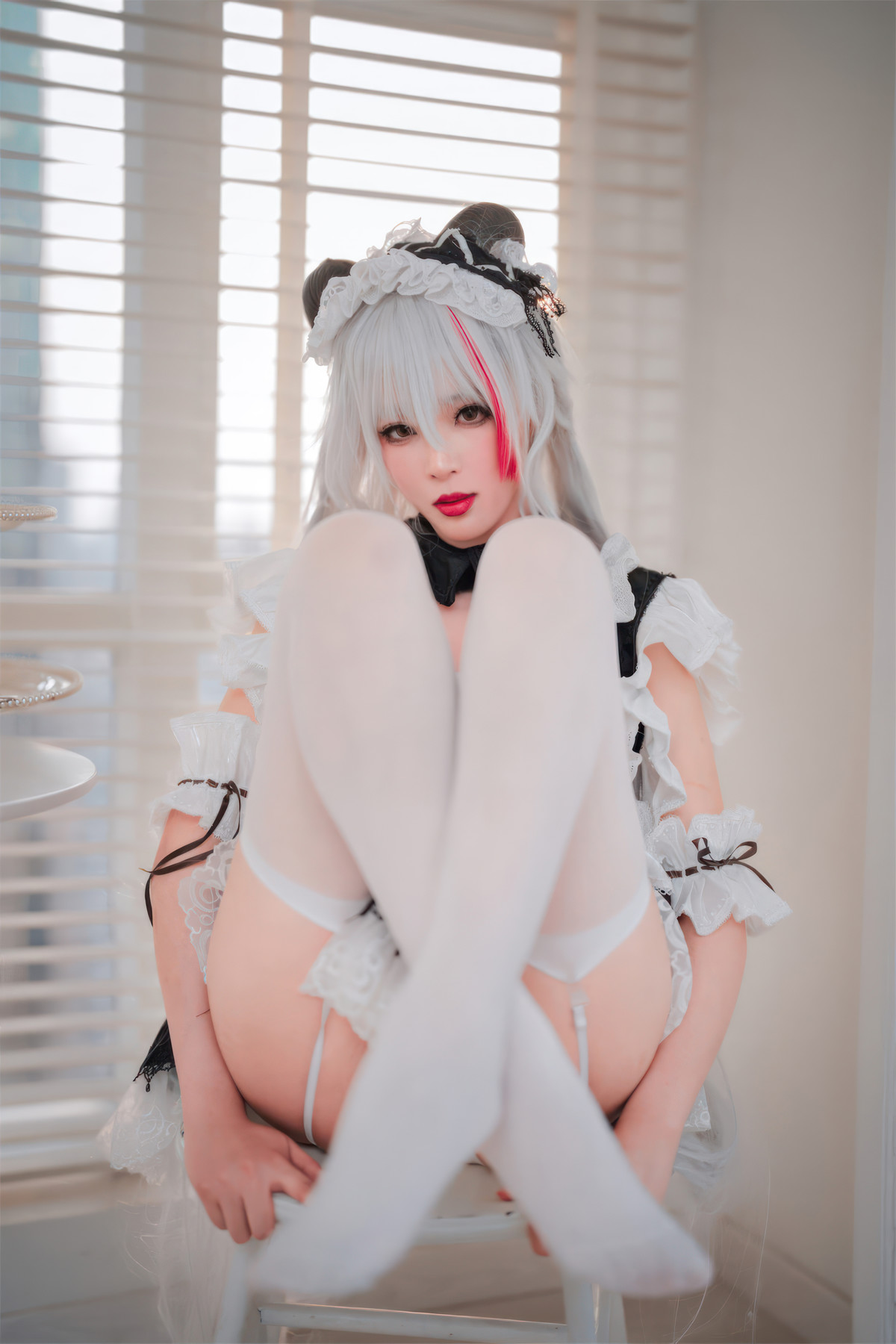 Cosplay 轩萧学姐 碧蓝航线 埃吉尔女仆