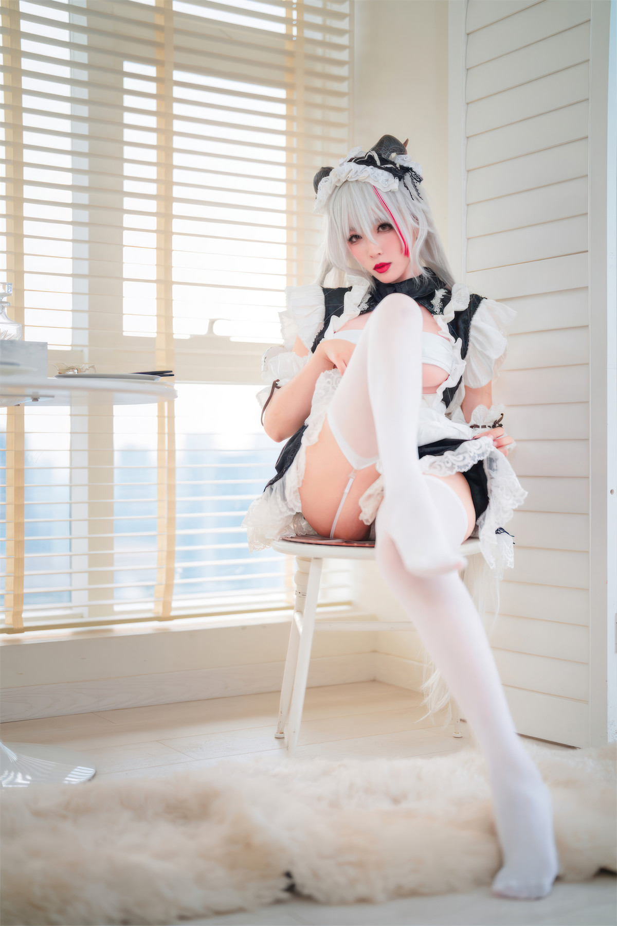 Cosplay 轩萧学姐 碧蓝航线 埃吉尔女仆