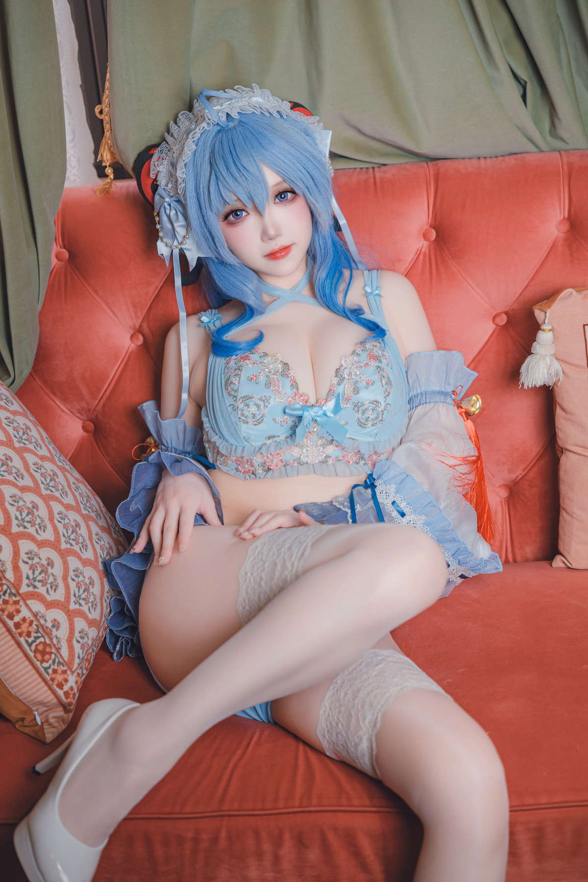 Cosplay 雪晴Astra 原神 甘雨内衣