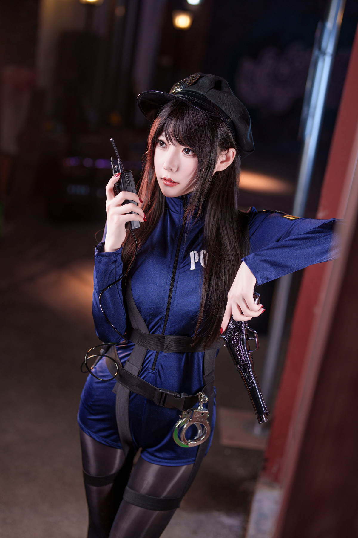 Cosplay 香草喵露露 女警