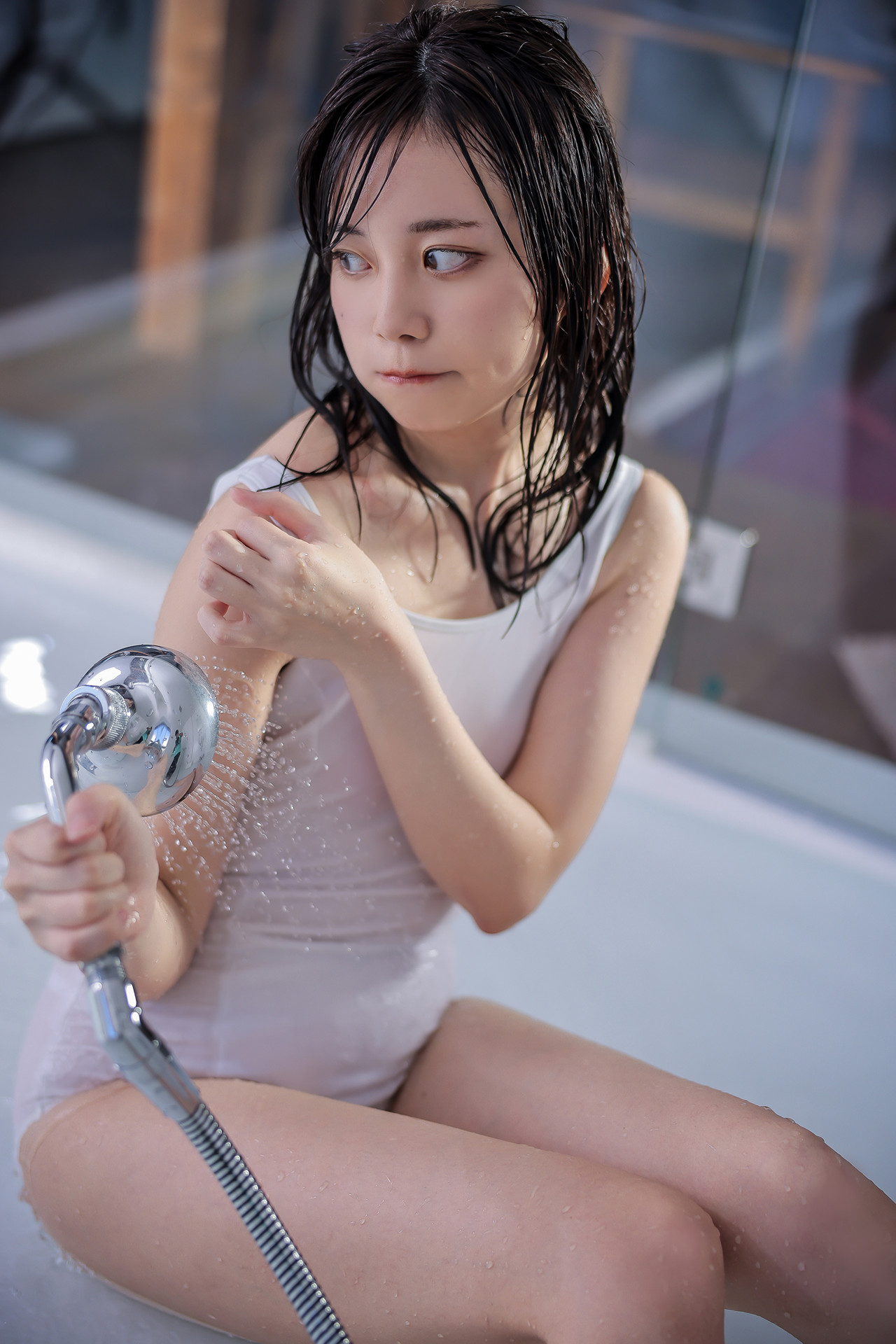 Mimiko Hinaki 姫綺みみこ, 写真集 Wet Color Swimming Race 濡色競泳 Set.01