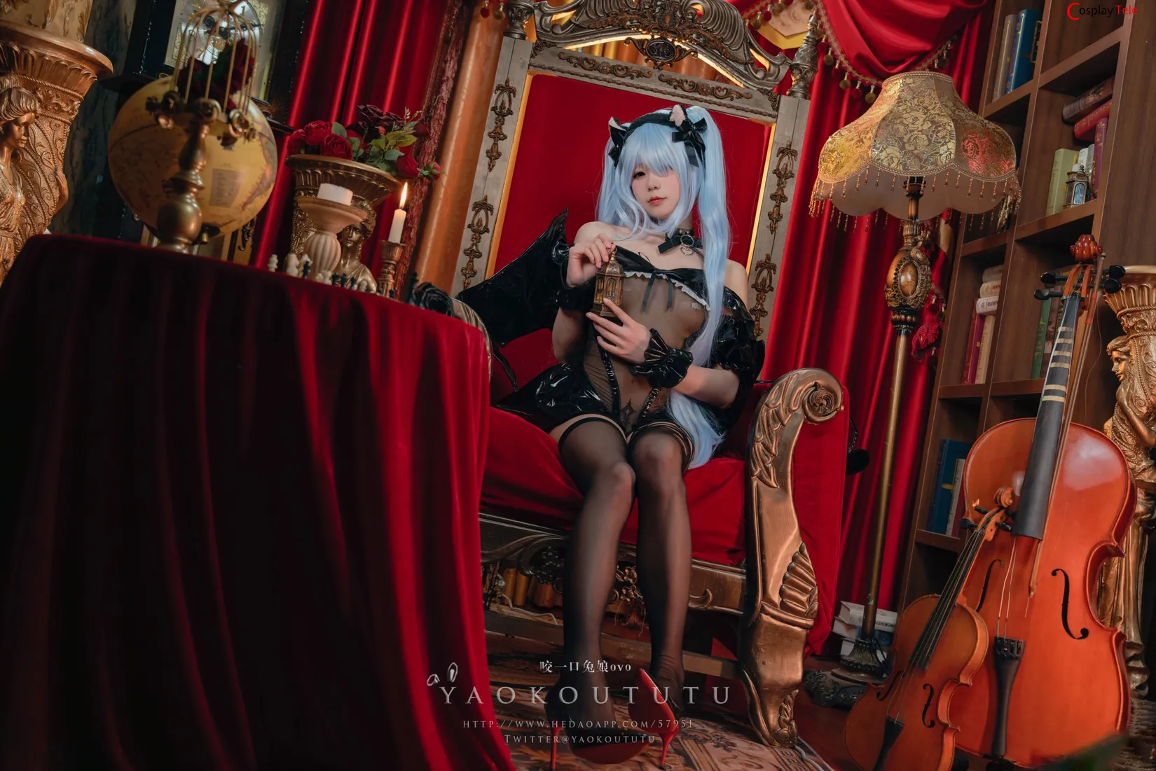 咬一口兔娘ovo (Yaokoututu) cosplay HMS Janus – Azur Lane