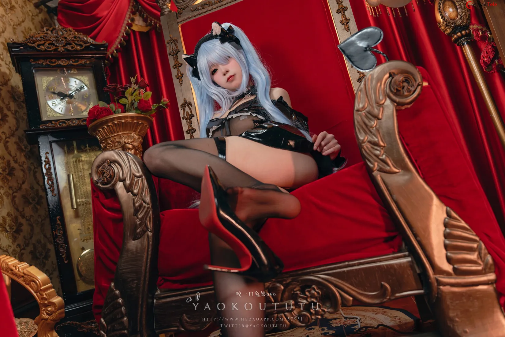 咬一口兔娘ovo (Yaokoututu) cosplay HMS Janus – Azur Lane