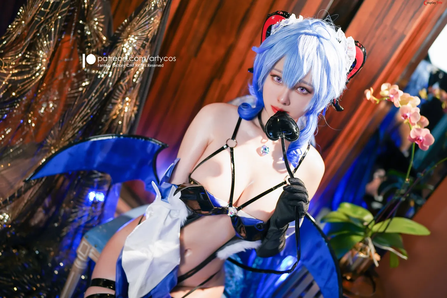 Arty Huang (Arty亚缇) cosplay Ganyu Succubus – Genshin Impact