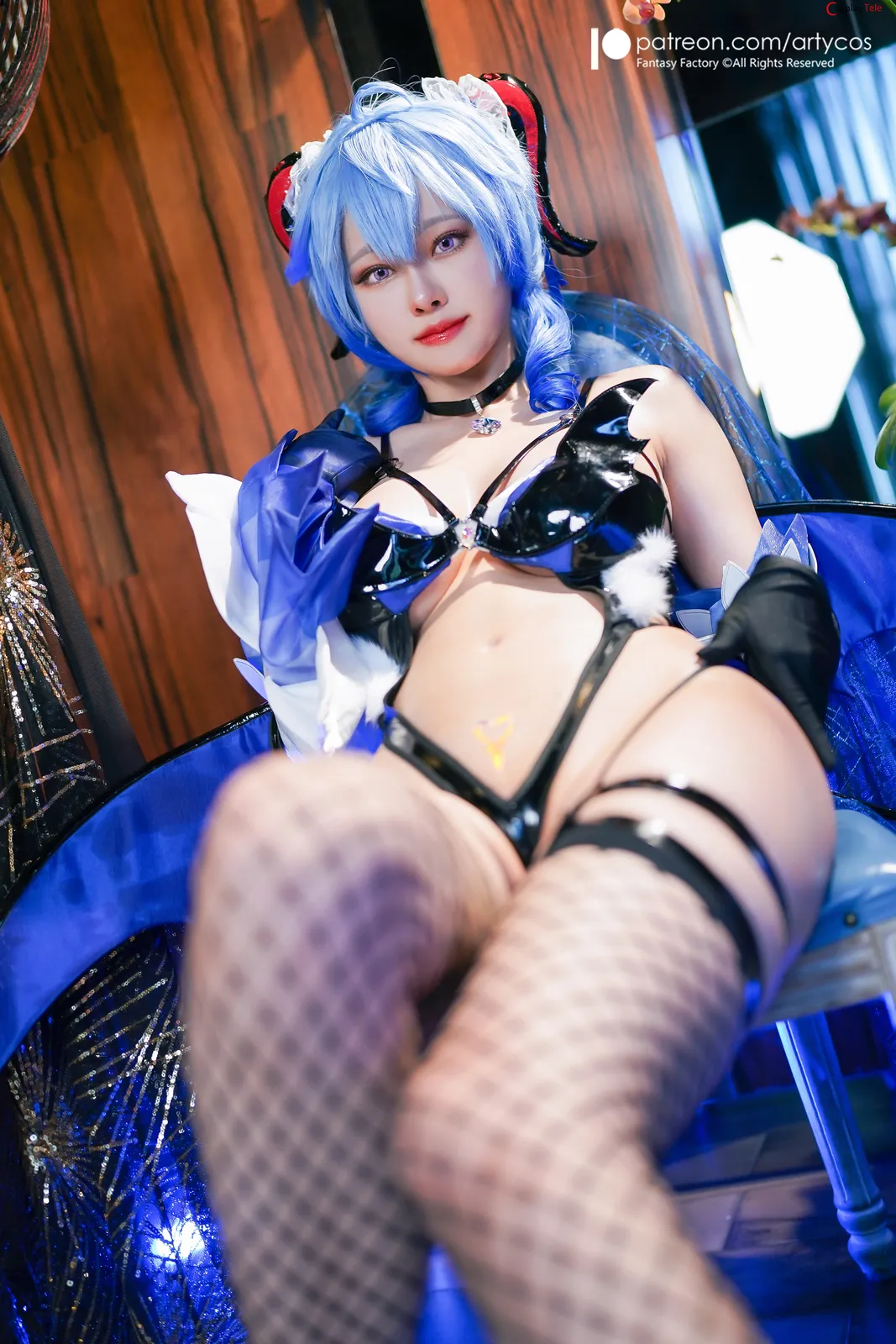 Arty Huang (Arty亚缇) cosplay Ganyu Succubus – Genshin Impact