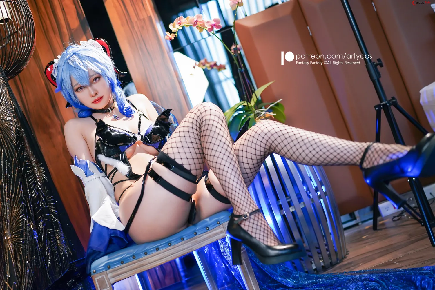 Arty Huang (Arty亚缇) cosplay Ganyu Succubus – Genshin Impact