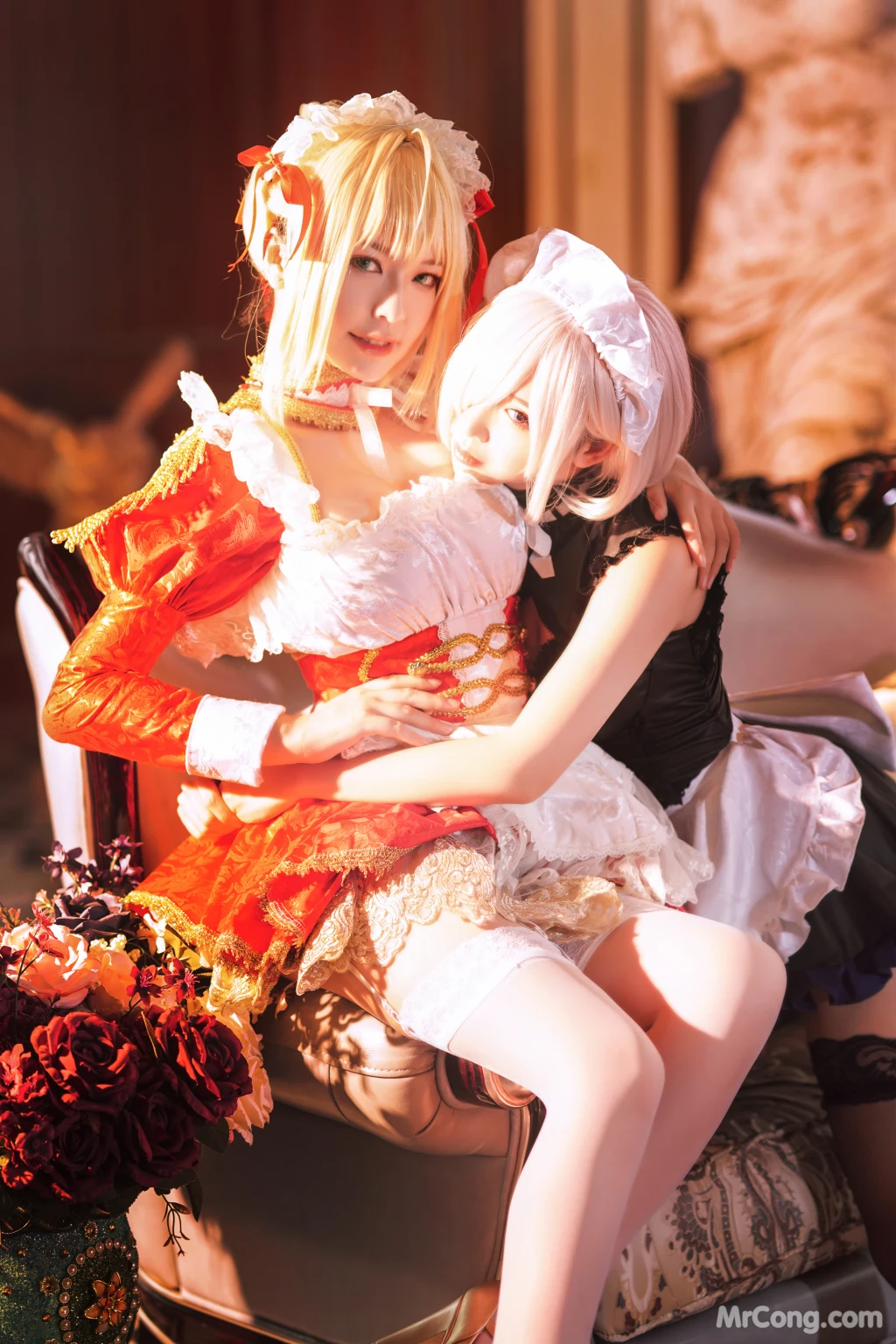Coser@面饼仙儿 No.071_ Claudius x Kyrielight Maid – 半半子X面饼仙儿