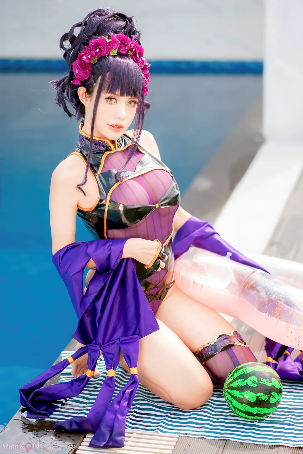 Coser@PingPing_ 紫式部泳装