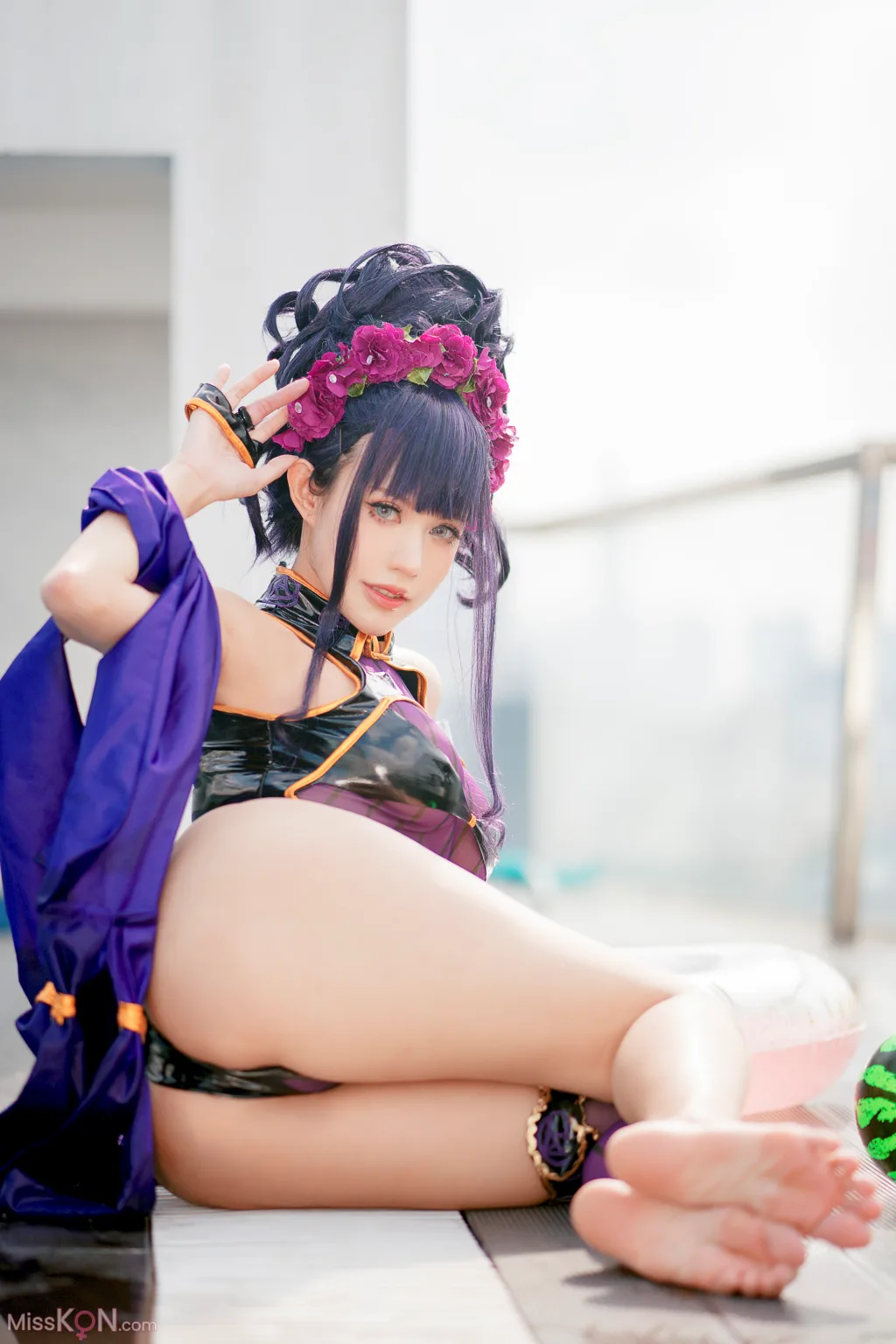 Coser@PingPing_ 紫式部泳装