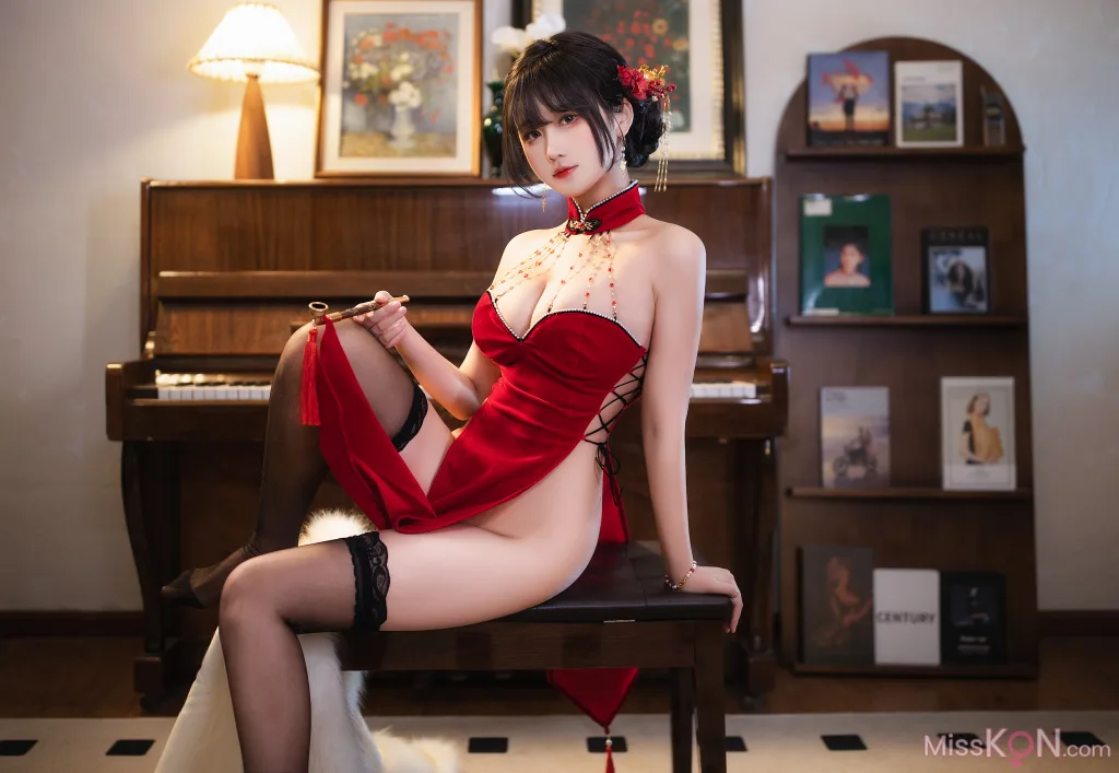 Coser@三度_69_ 红丝绒旗袍