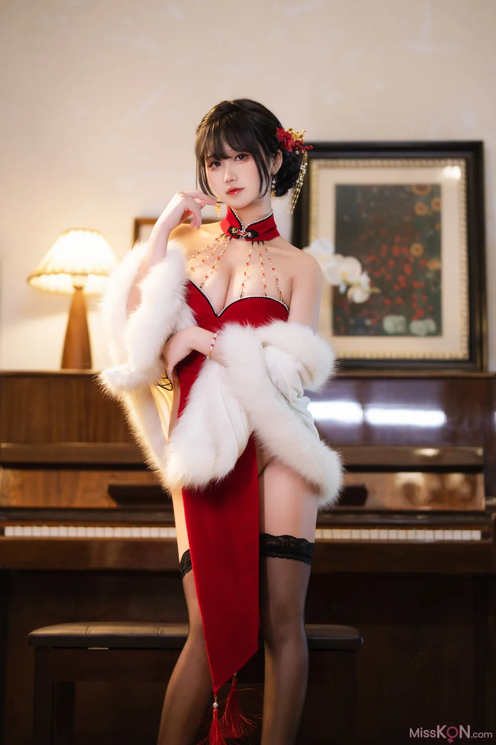 Coser@三度_69_ 红丝绒旗袍