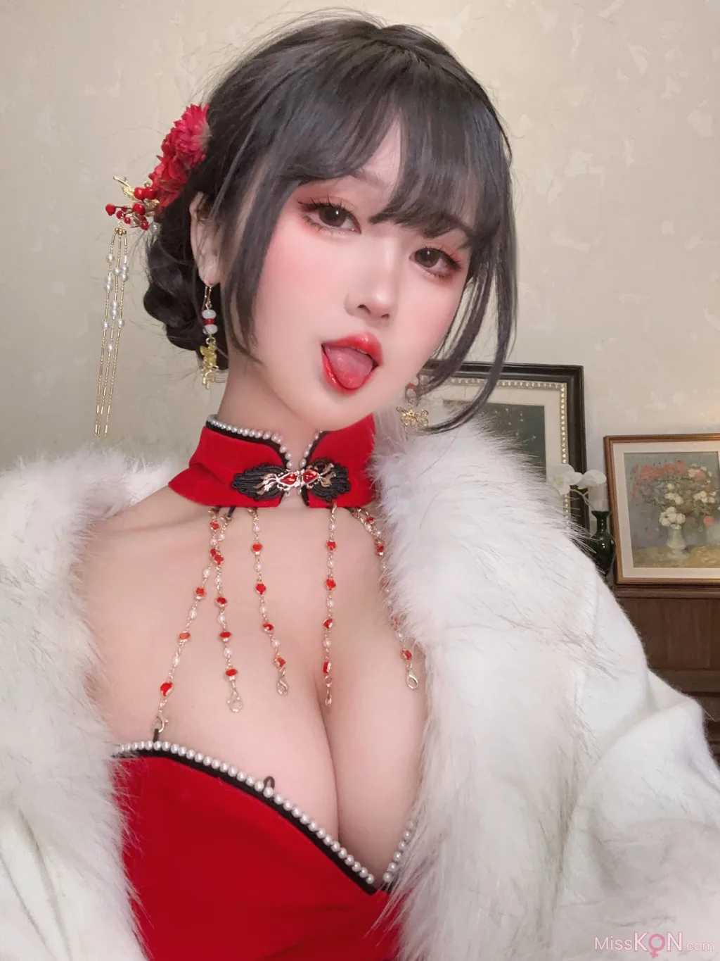 Coser@三度_69_ 红丝绒旗袍