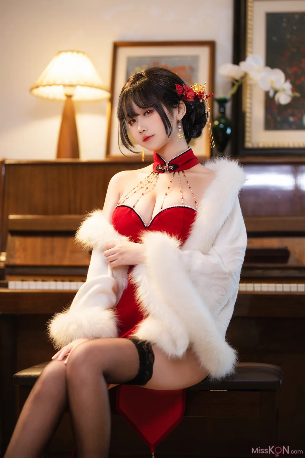 Coser@三度_69_ 红丝绒旗袍