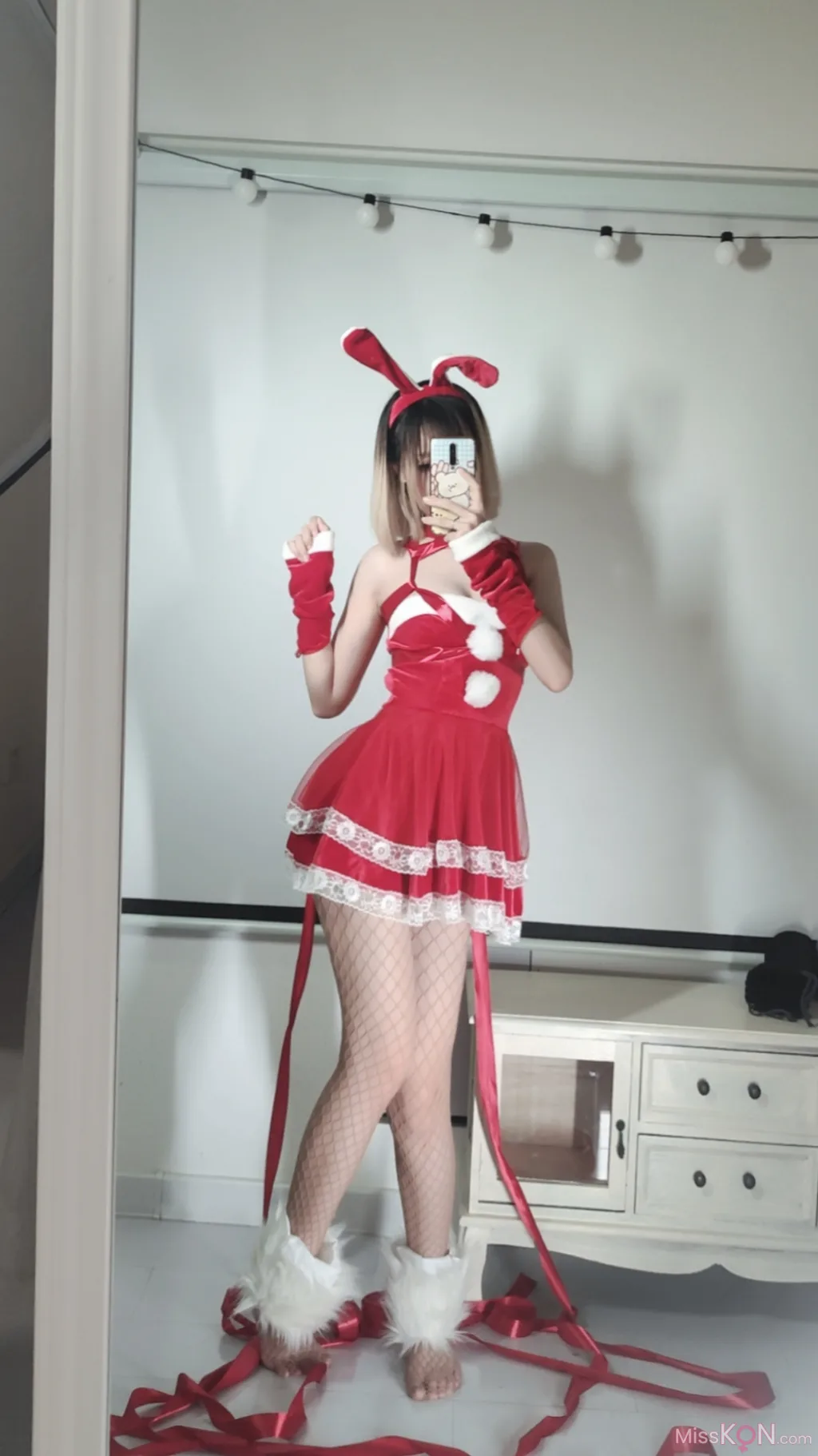 Coser@洛桑w伊梓_ 网袜丝带兔兔