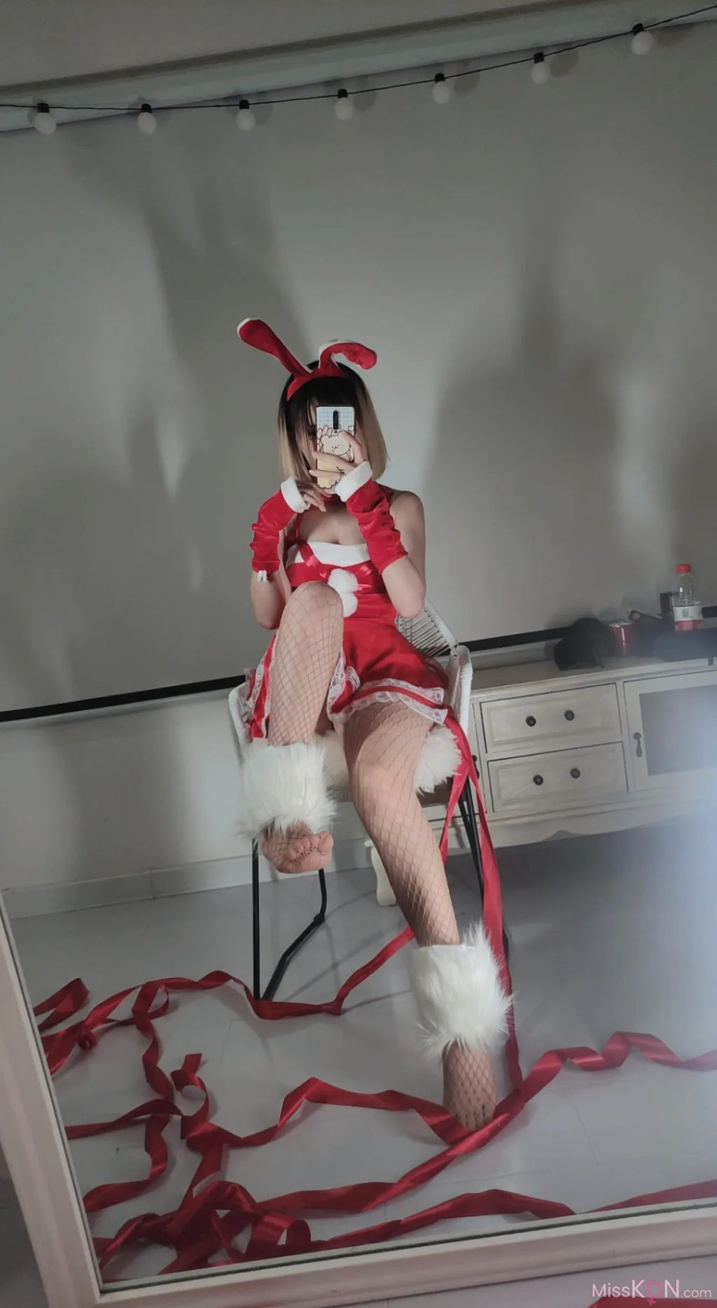 Coser@洛桑w伊梓_ 网袜丝带兔兔