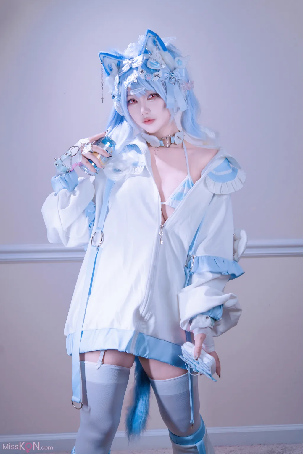 Coser@狐洛洛子_ 水色猫猫头