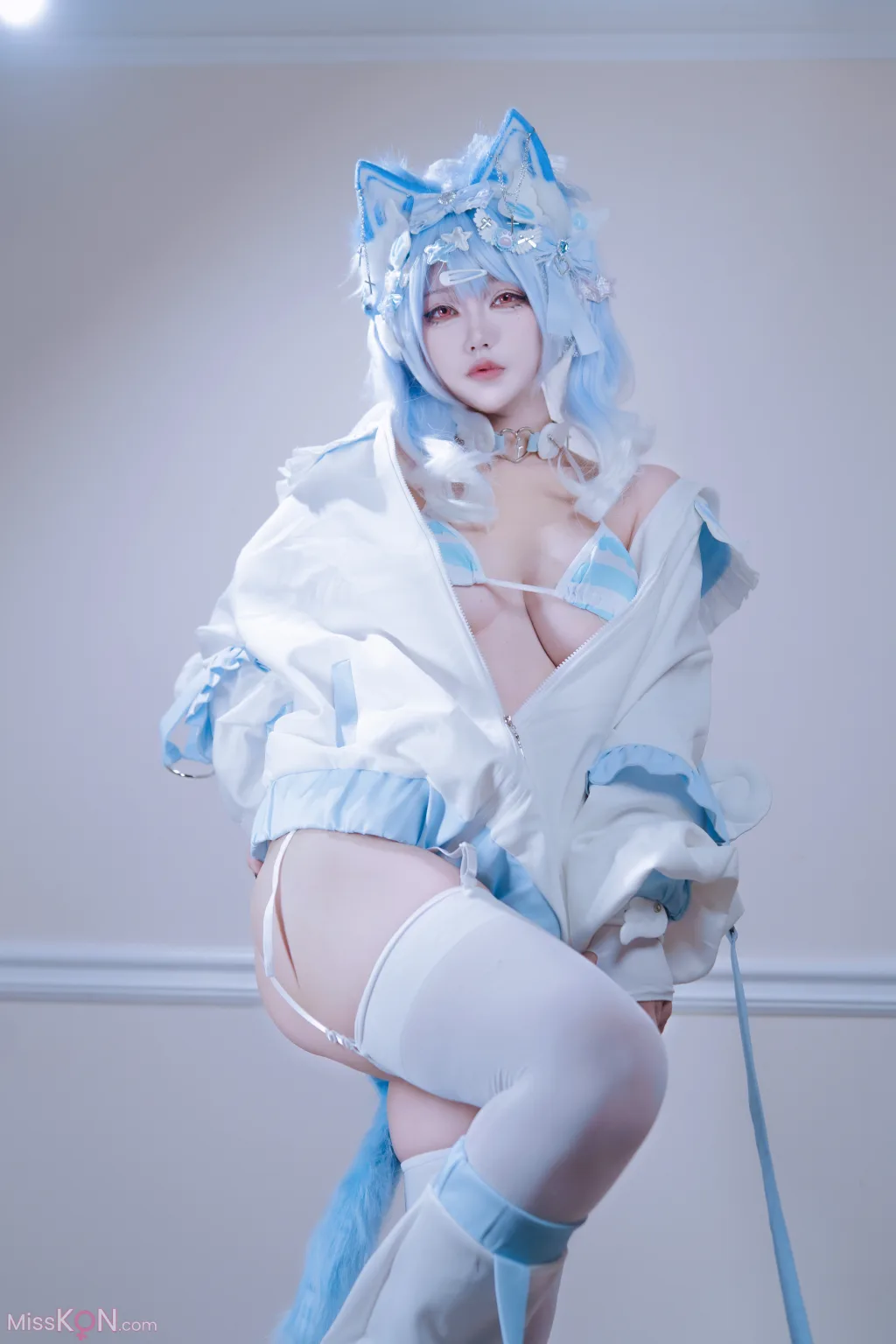 Coser@狐洛洛子_ 水色猫猫头